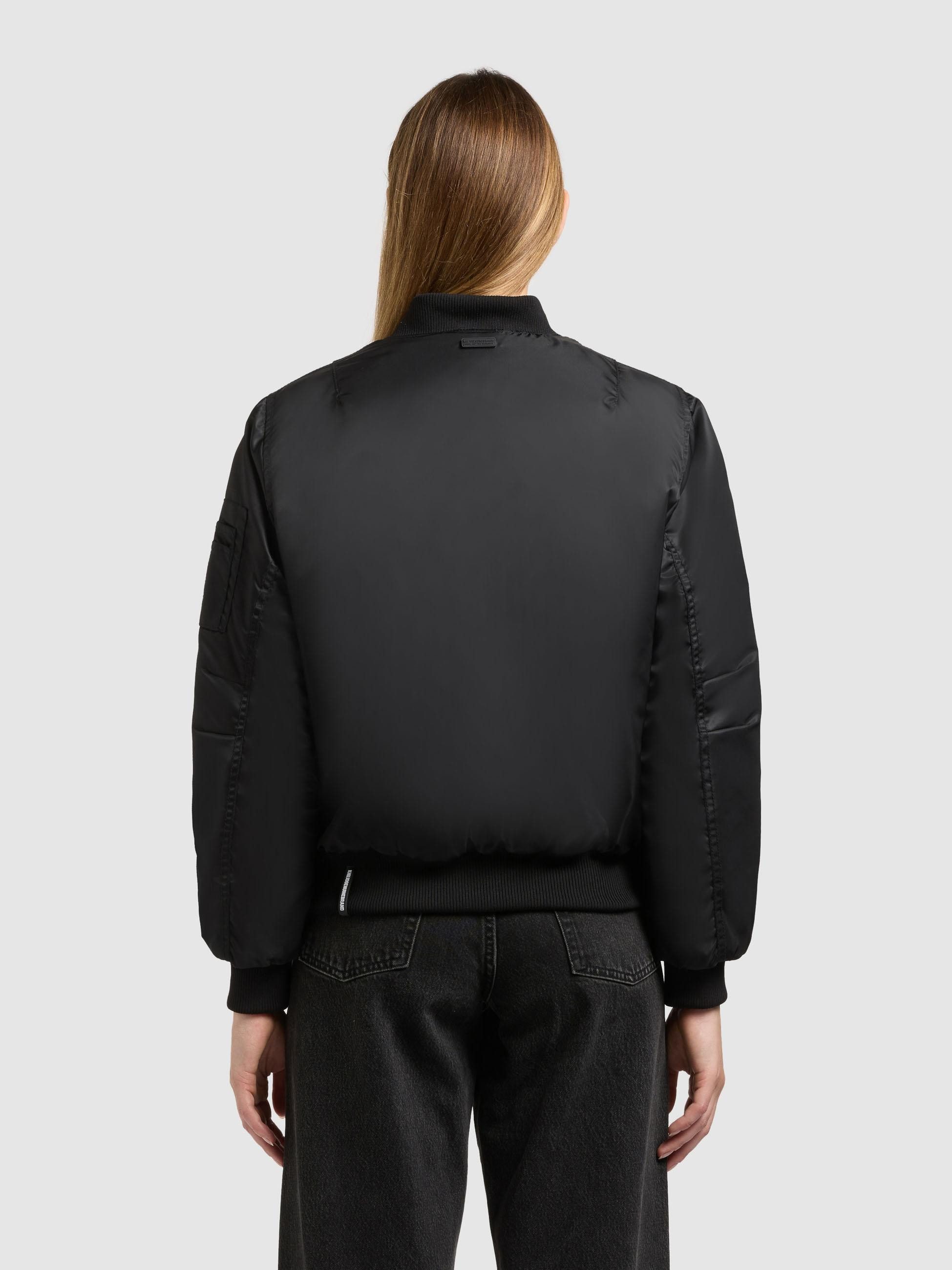 khujo Bomberjacke Kasia Modische kurze Damen Winterjacke