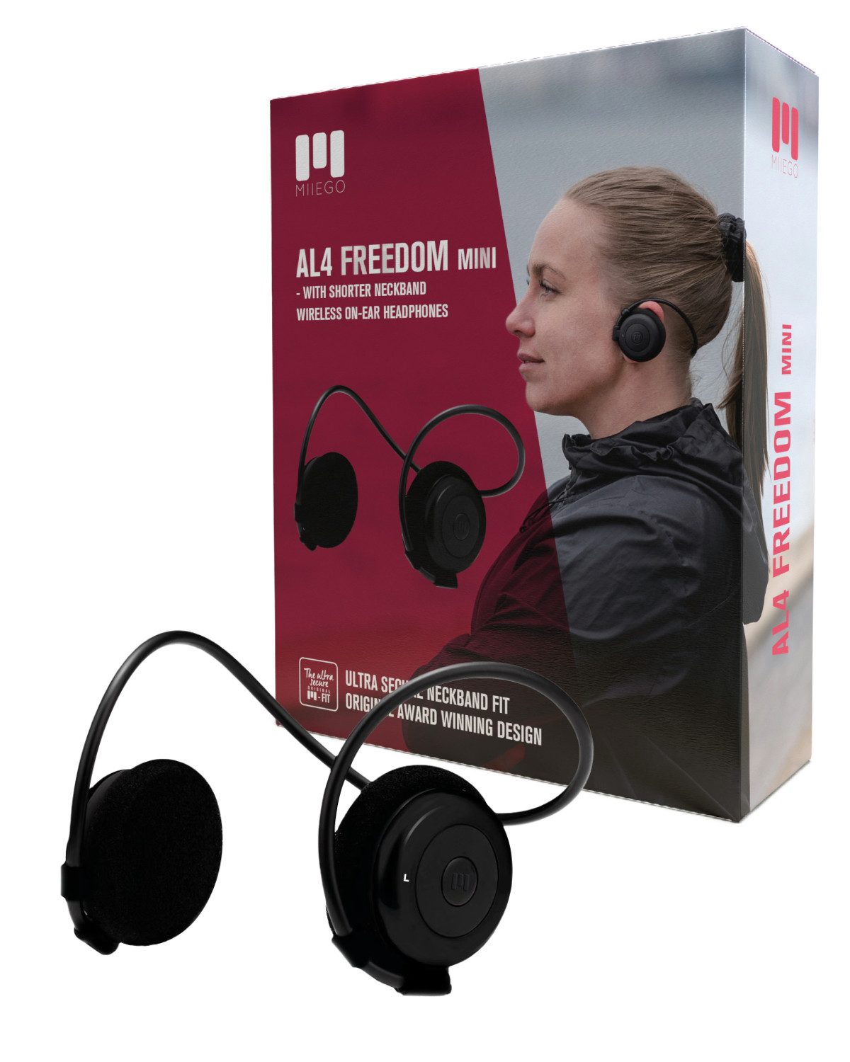 MIIEGO AL4 FREEDOM MINI Sport-Kopfhörer (Siri, Google Assistant, Bluetooth, IPX6 wasserfest)