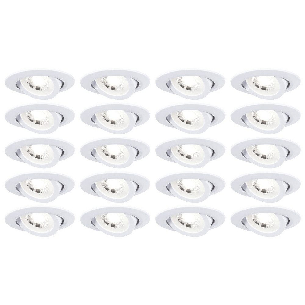 Paulmann Einbauleuchte Paulmann 99997 Einbauleuchte LED 4.8 W Weiß (matt)