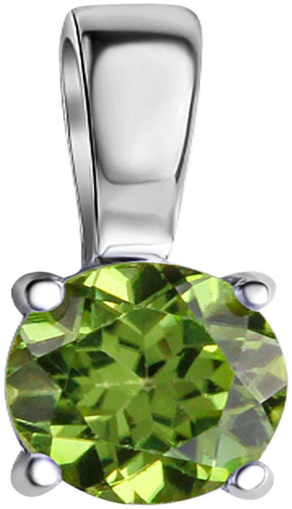 Firetti Kettenanhänger Schmuck Geschenk Silber 925 Halsschmuck Anhänger Solitär, mit Blautopas (behandelt) oder Peridot