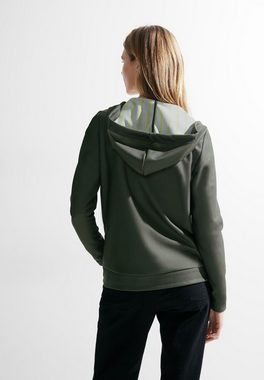 Cecil Sweatjacke mit Kapuze mit Gummizug