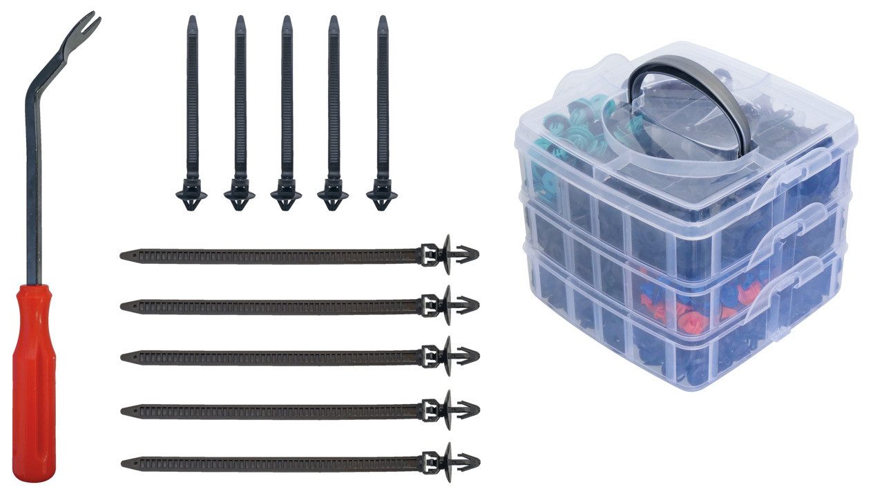 Gedore Absauganlage Automotive R19002676 Befestigungsclip-Set mit Demontagehebel