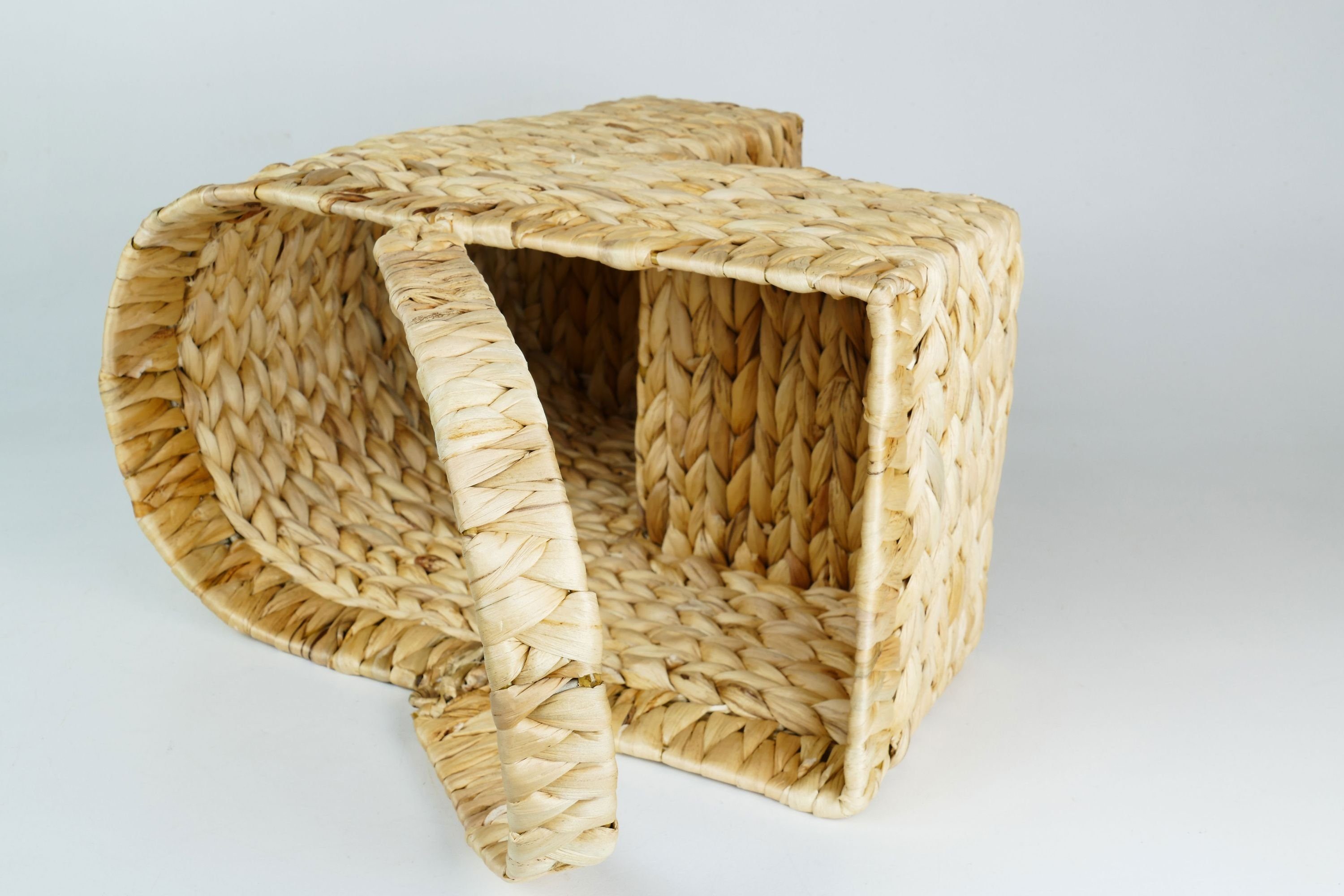 ARTRA Dekokorb Treppenkorb aus Wasserhyazinthe Stufenkorb mit Tragegriff na günstig online kaufen