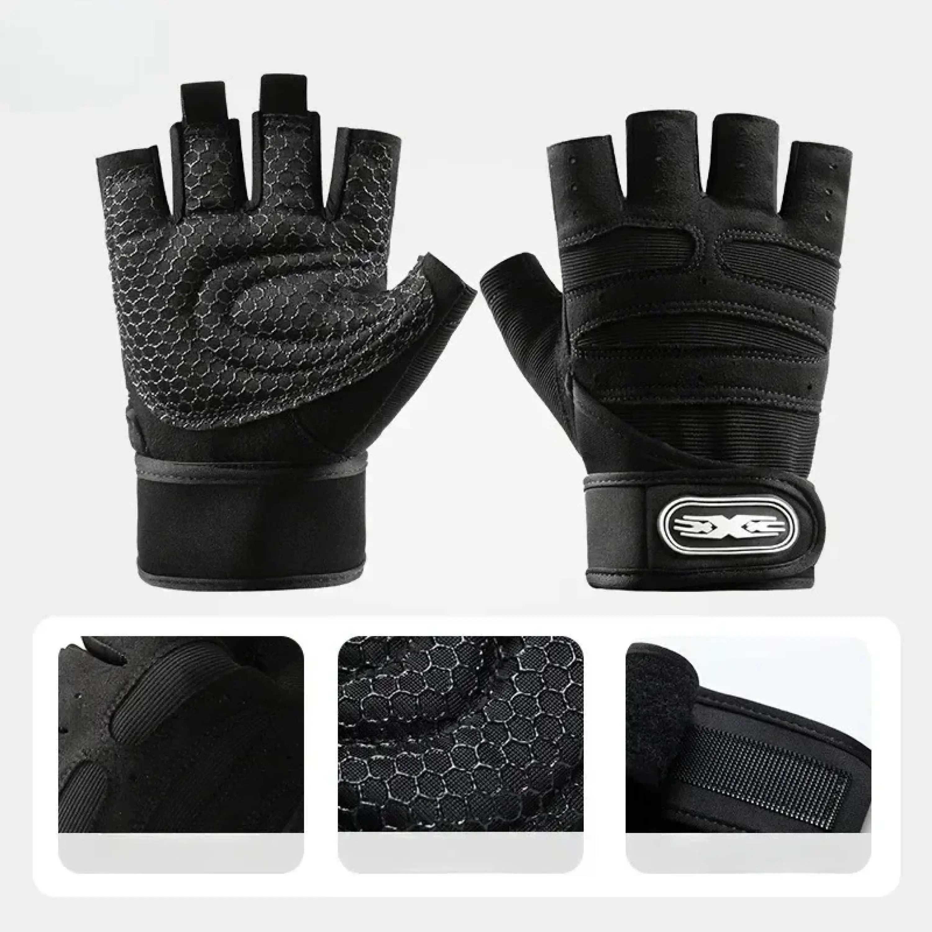 Sport-Knight® Trainingshandschuhe Sporthandschuhe mit Handgelenkschutz, Fitness, Radfahren, Workout