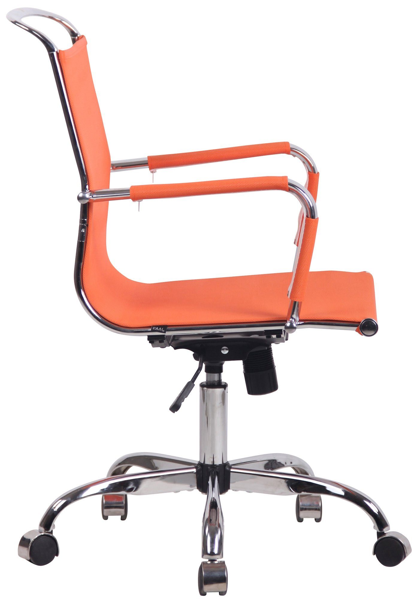 CLP Schreibtischstuhl Barnet Mesh, höhenverstellbar und drehbar orange