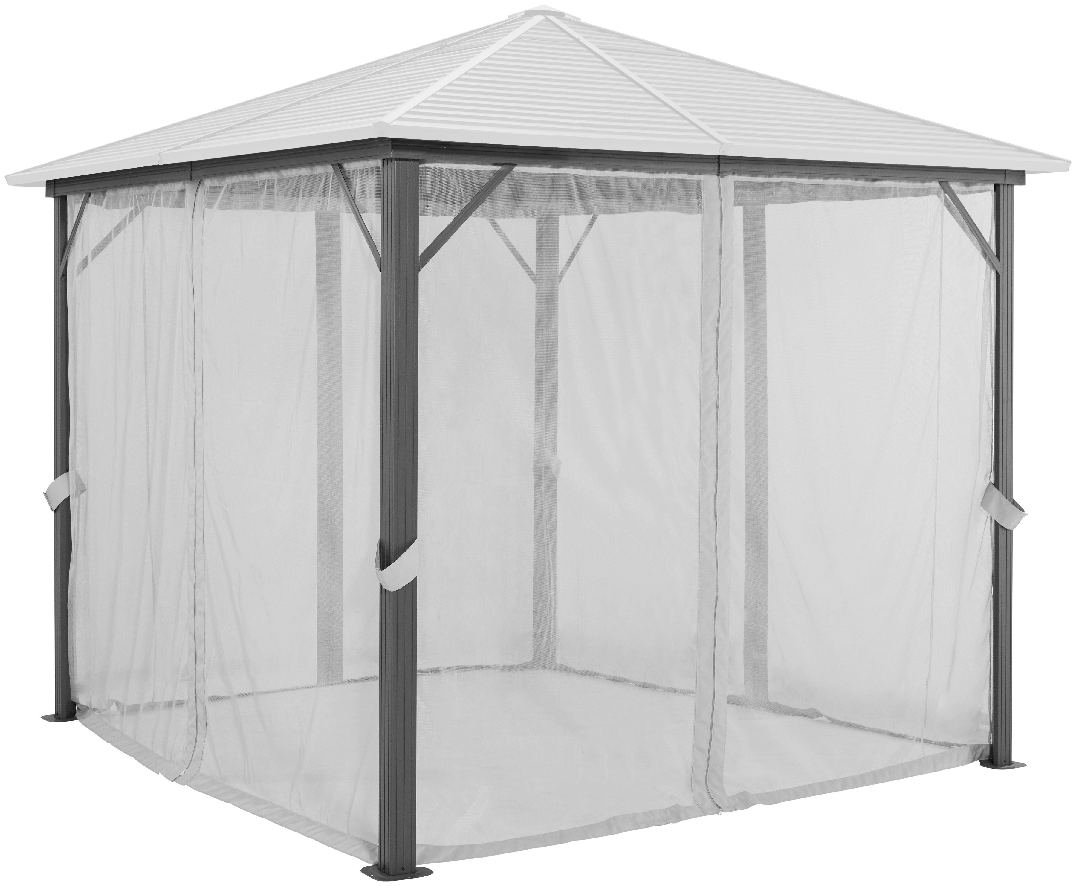 KONIFERA Pavillonseitenteil Barbados, 300x300 cm günstig online kaufen