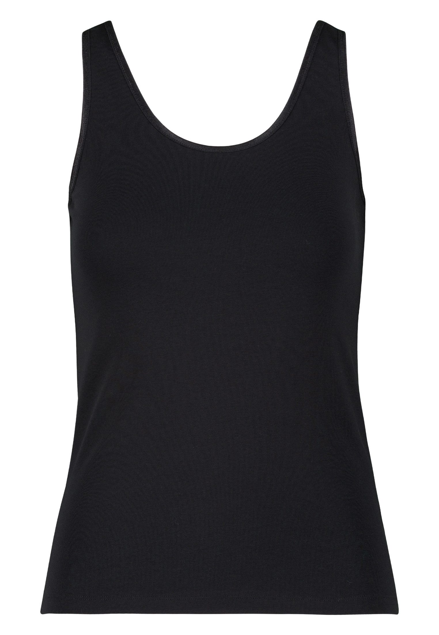 Zero Tanktop "Damen Baumwoll-Top mit Rundhalsausschnitt" weiteres Detail günstig online kaufen