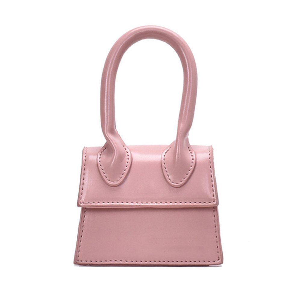 Klein Schultertasche Lubgitsr Abnehmbar (1-tlg) Schultergurt Rosa Handy Verstellbar Umhängetasche,Damen mit