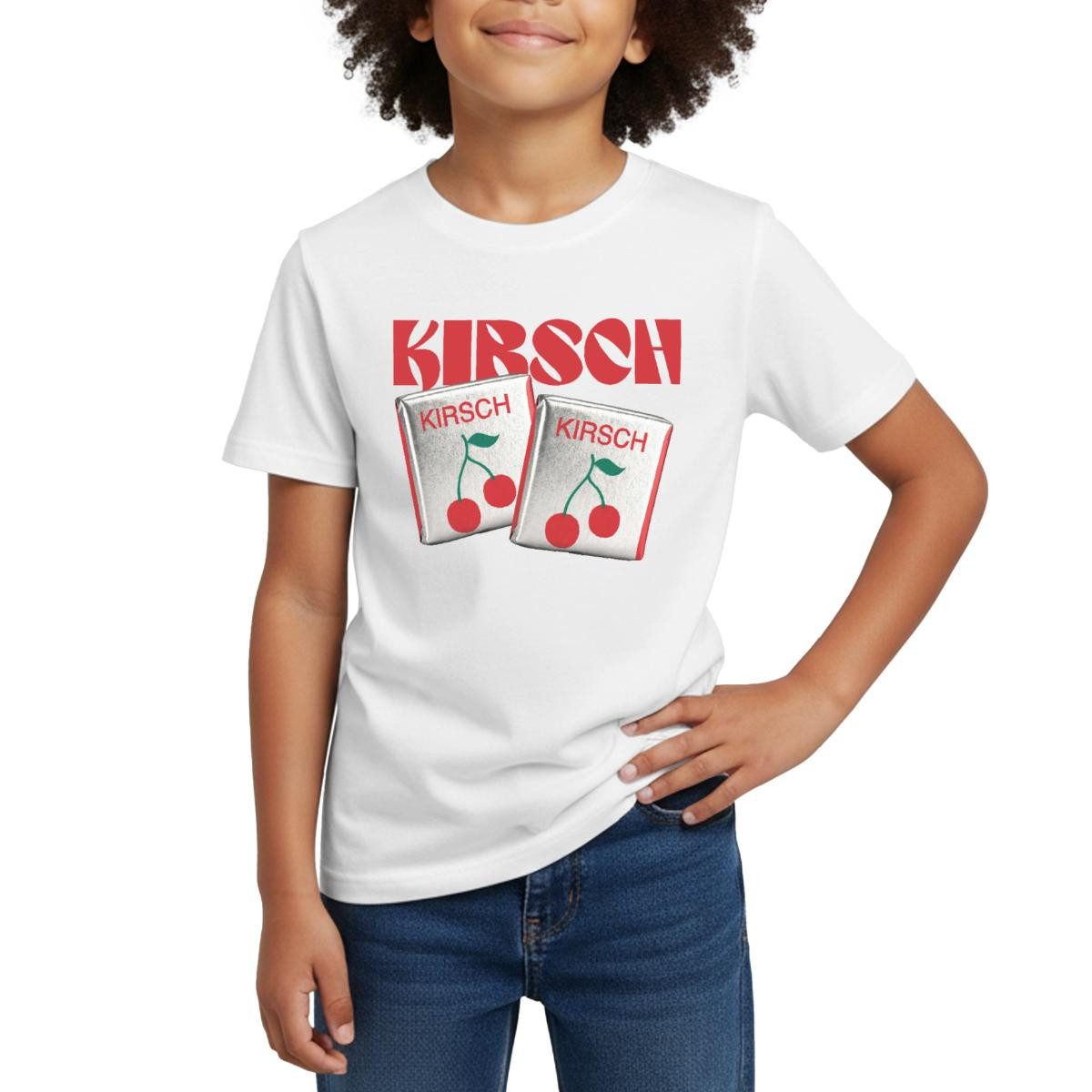 T-Shirt Halloren Frukas Kirsche Fasching Kinder T-Shirt
