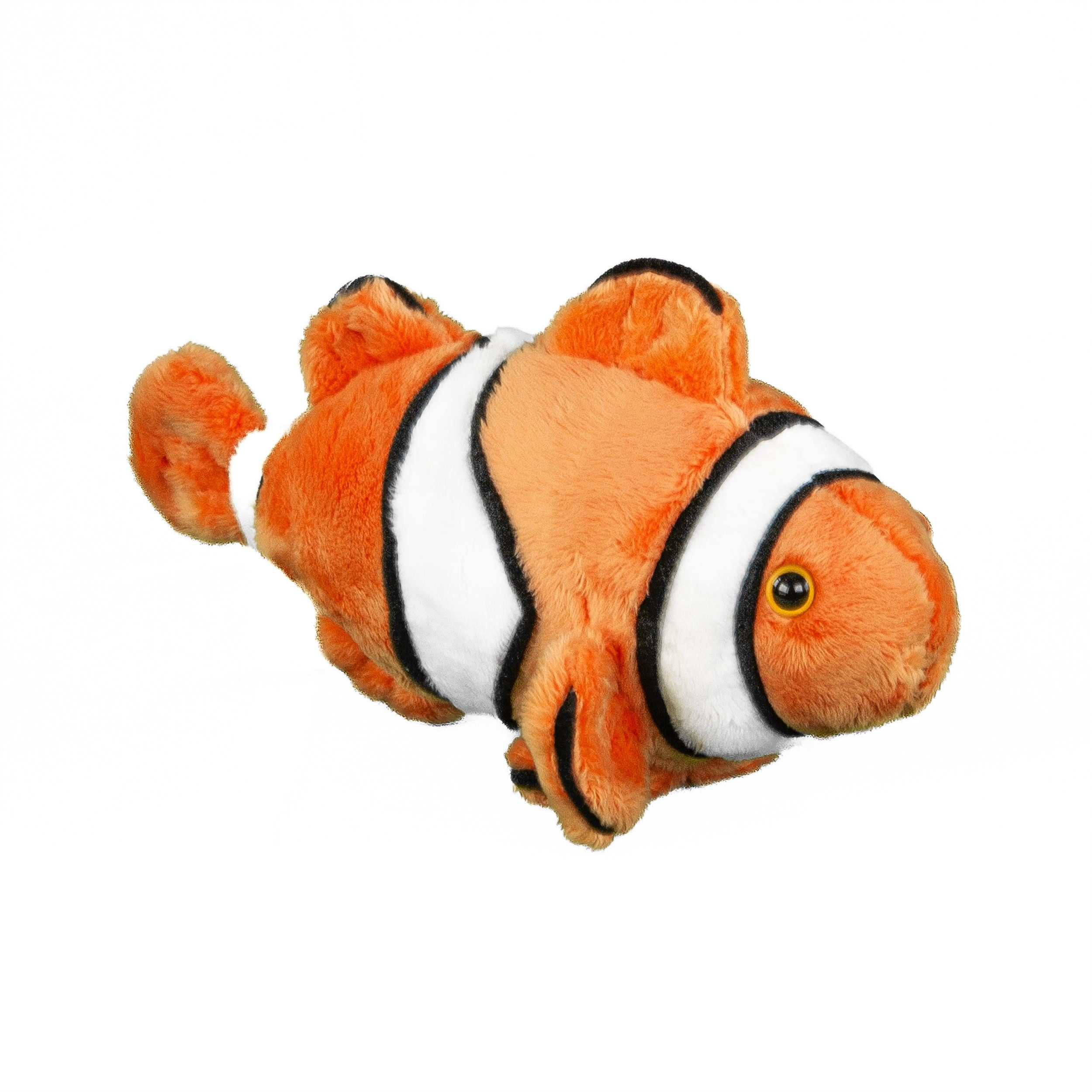 Teddys Rothenburg Kuscheltier Fisch Clownfisch 19 cm orange/weiß Plüschtier Stofffisch (Stofftier, Stoffclownfisch, Plüschfisch, Plüschclownsfisch)