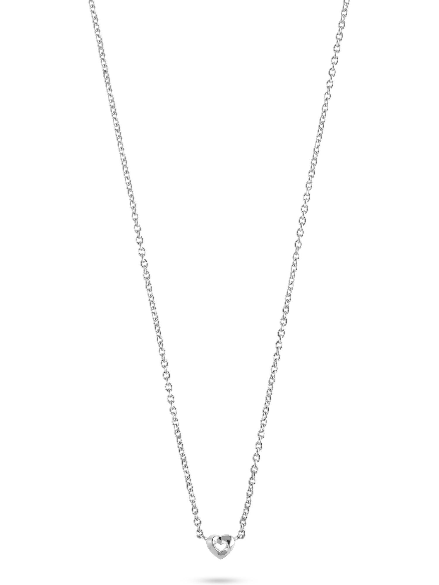 JETTE Silberkette JETTE Damen-Kette 925er Silber, recycelt Herz, TWISTED HEART