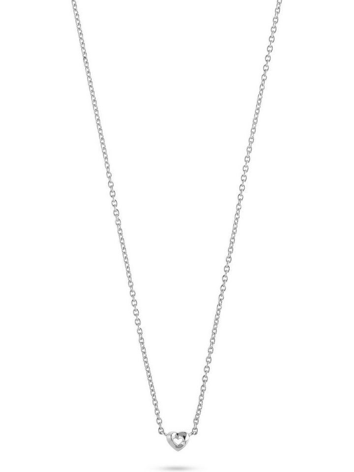 JETTE Silberkette JETTE Damen-Kette 925er Silber, recycelt Herz, TWISTED HEART