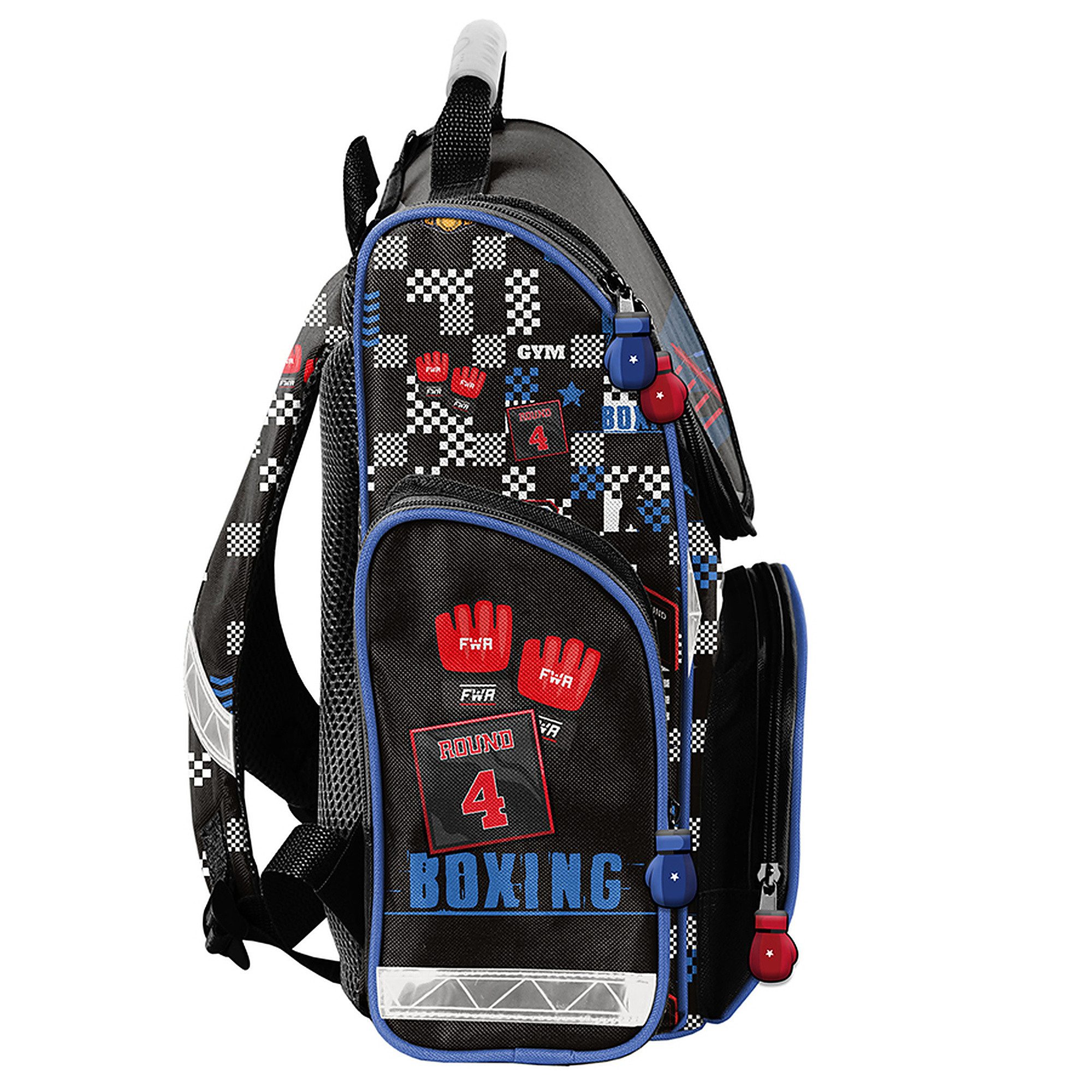 PASO Schulrucksack (Schulset, 5-tlg), Boxing, 5-tlg. Set