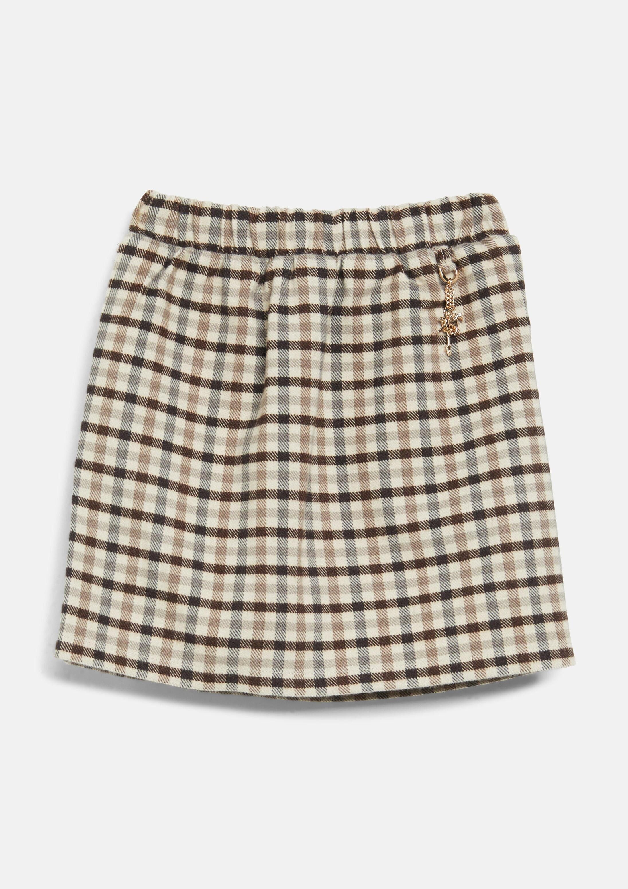 s.Oliver Minirock Rock Weicher Rock mit Schmuck-Detail und integrierter Shorts