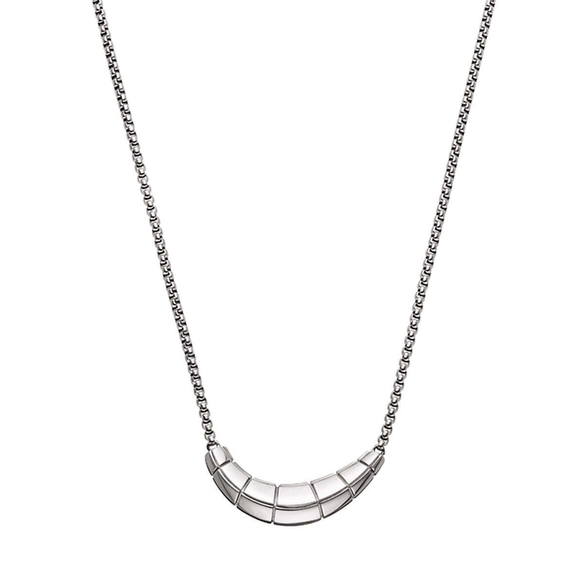 M&M Kette mit Anhänger Halskette Damen silber mit Anhänger New Structures (1-tlg), deutsche Qualität, inkl. edles Schmucketui