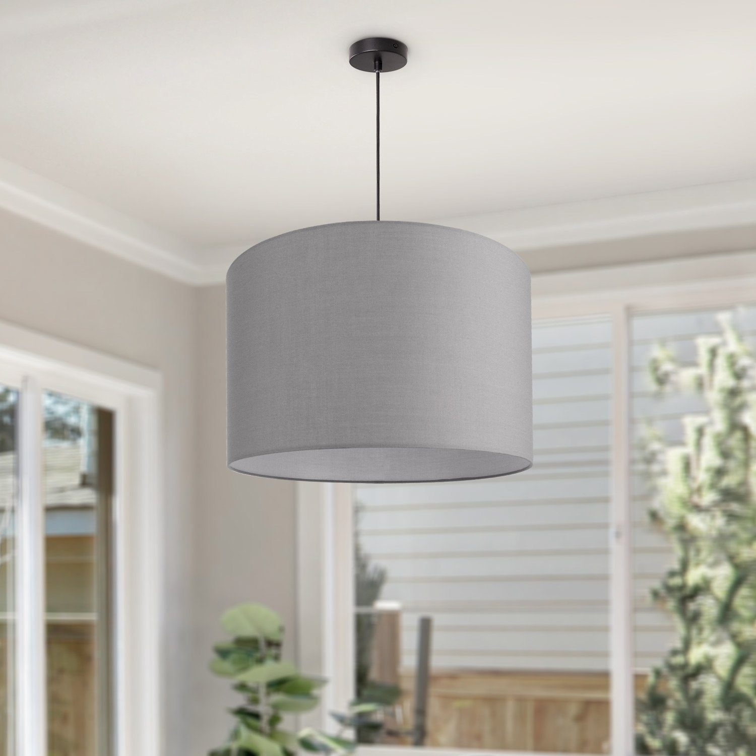 Paco Home Pendelleuchte HUGO UNI COLOR, günstig online kaufen