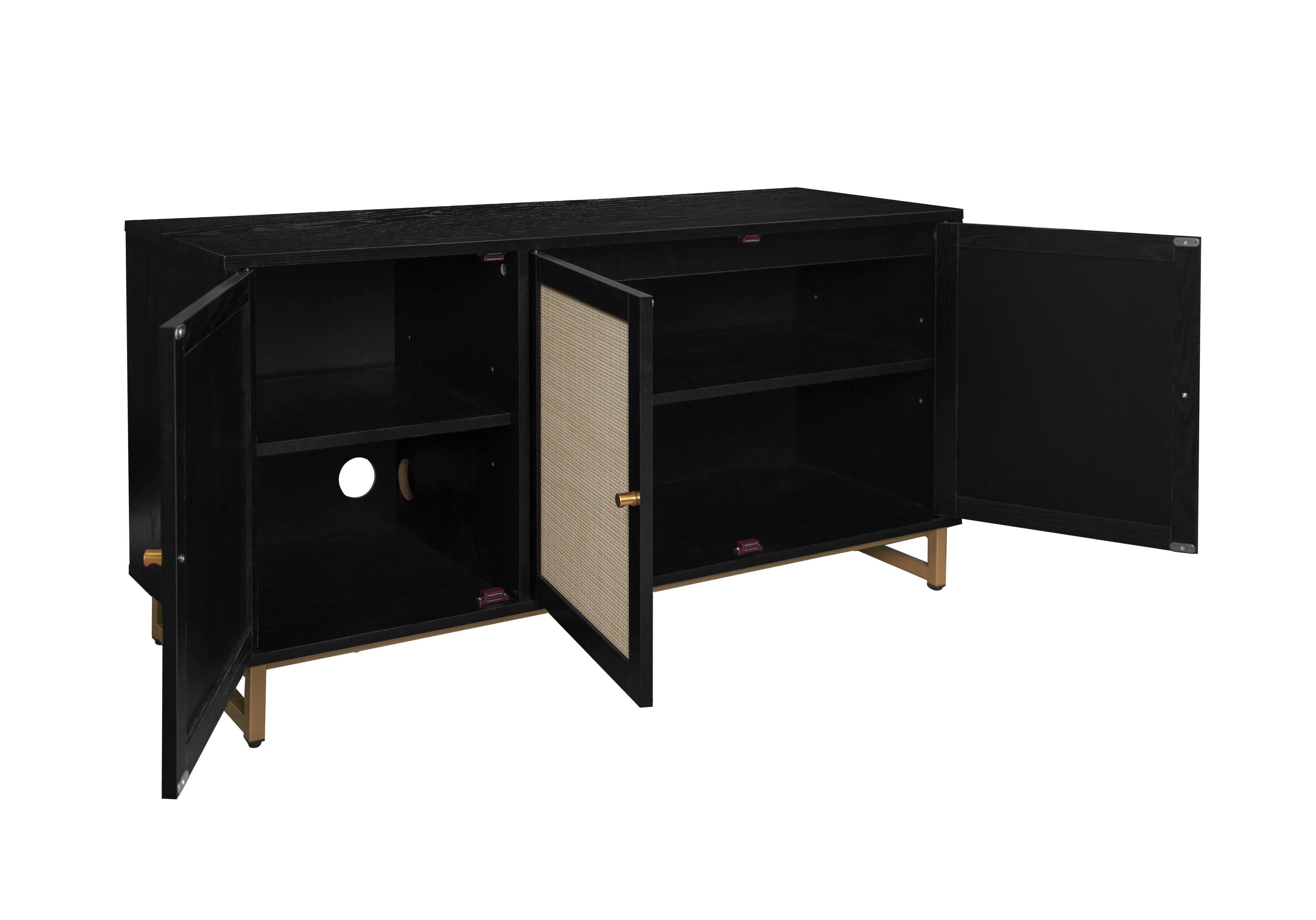 OKWISH Sideboard Sideboard-Schrank,Küchenschrank,mit drei Türen und günstig online kaufen