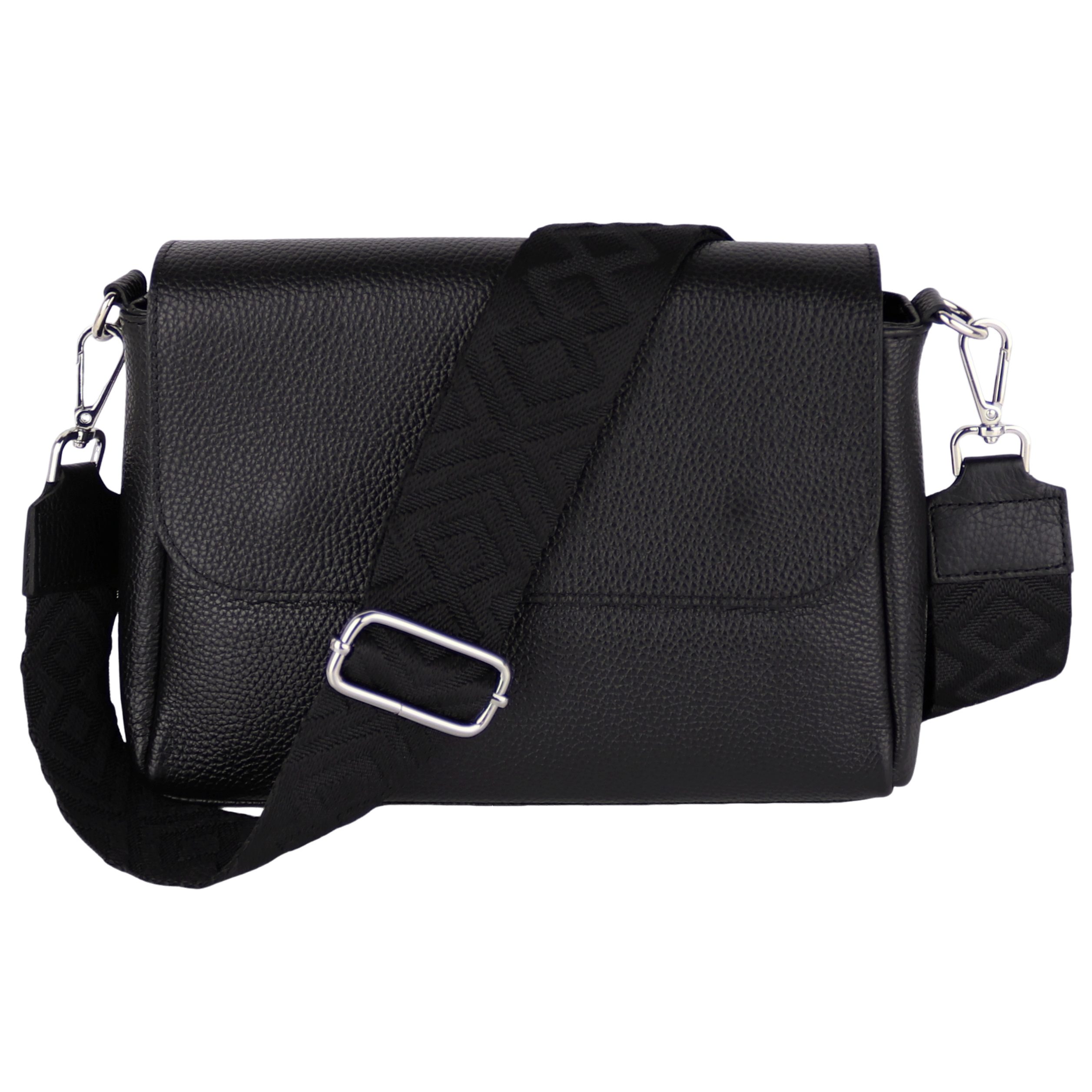 MIRROSI Umhängetasche Damen, Crossbody Bag, Echtleder Made in Italy (1 Tasche 2 Gurte oder Basic Version 1 Tasche 1 Gurt), 27x20x7cm (BXHXT) Mittelgroß. Reduzierter Preis € 74,95. Unverbindliche Preisempfehlung € 109,95, (€ 74,95 pro 1 Stk)