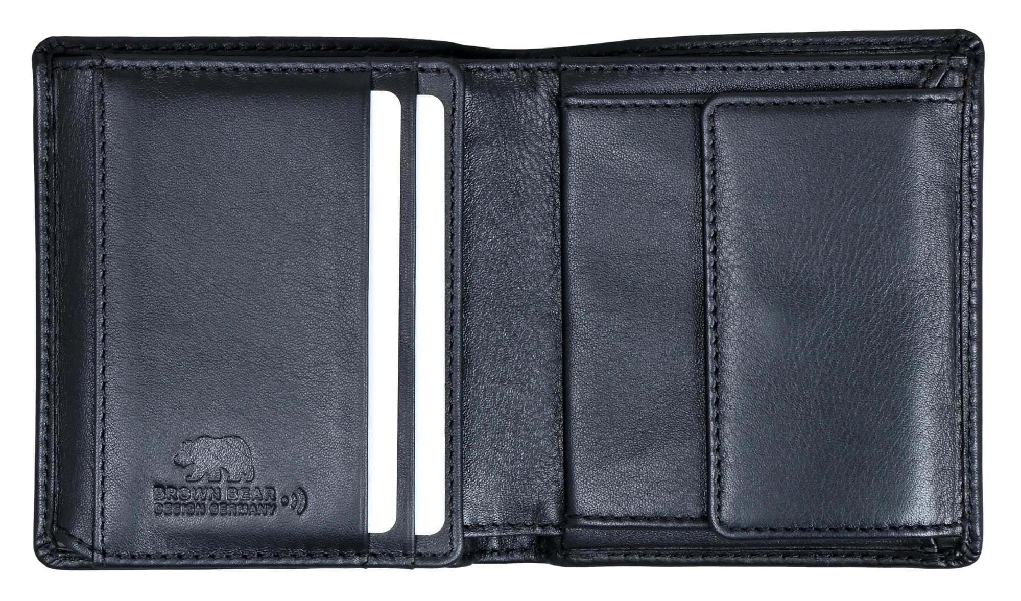 Brown Bear Geldbörse Modell Tim kleines Hochformat Echtleder RFID Schutz, m günstig online kaufen