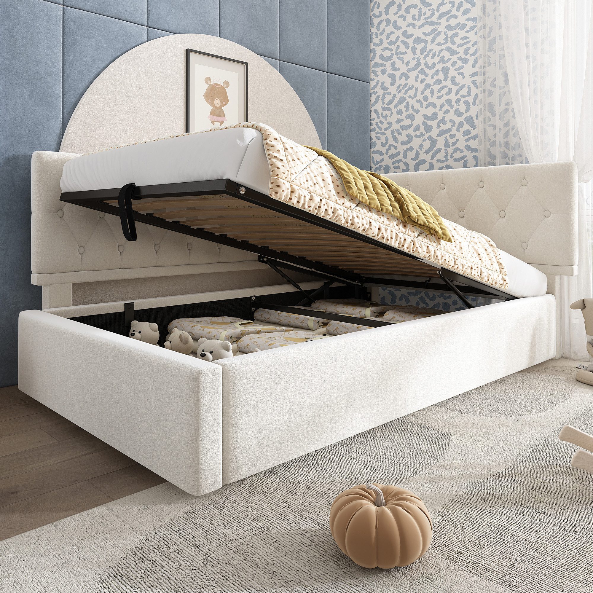 Odikalo Schlafsofa Polsterbett Schlafcouch Hydraulik schlafsofa günstig online kaufen