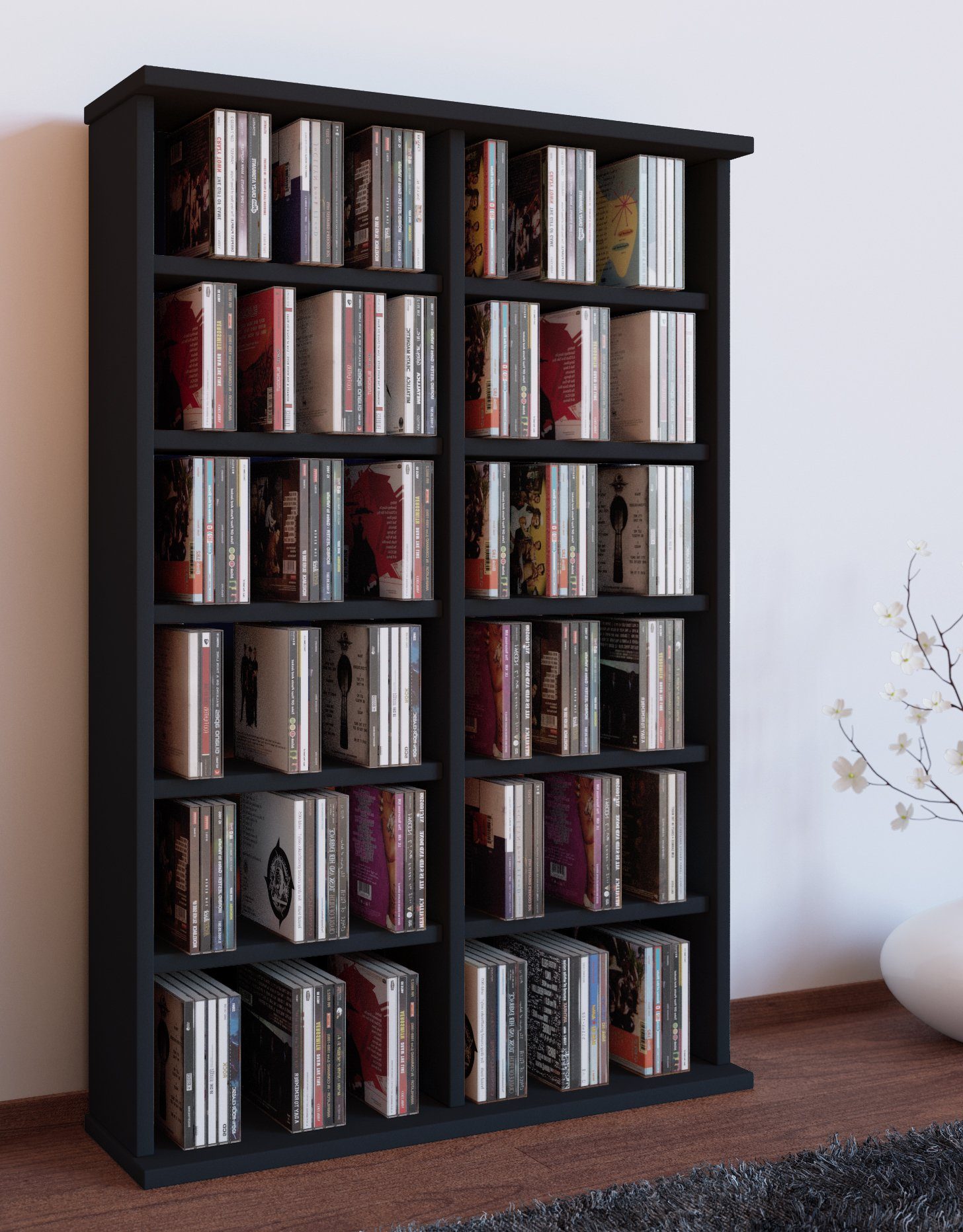 VCM CD-Regal Holz CD DVD Stand günstig online kaufen