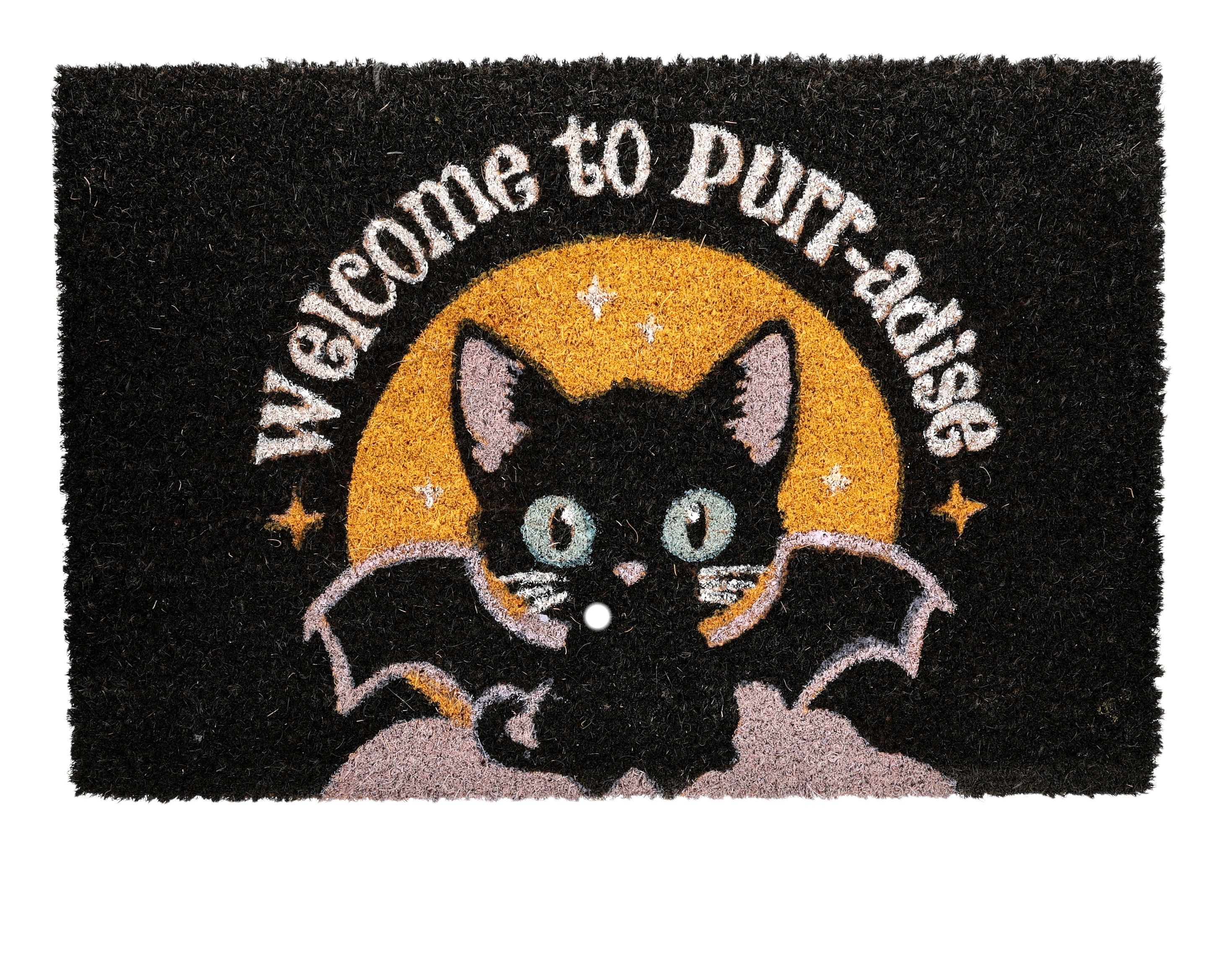 Figuren Shop GmbH Fußmatte Fledermauskatze Fußmatte günstig online kaufen