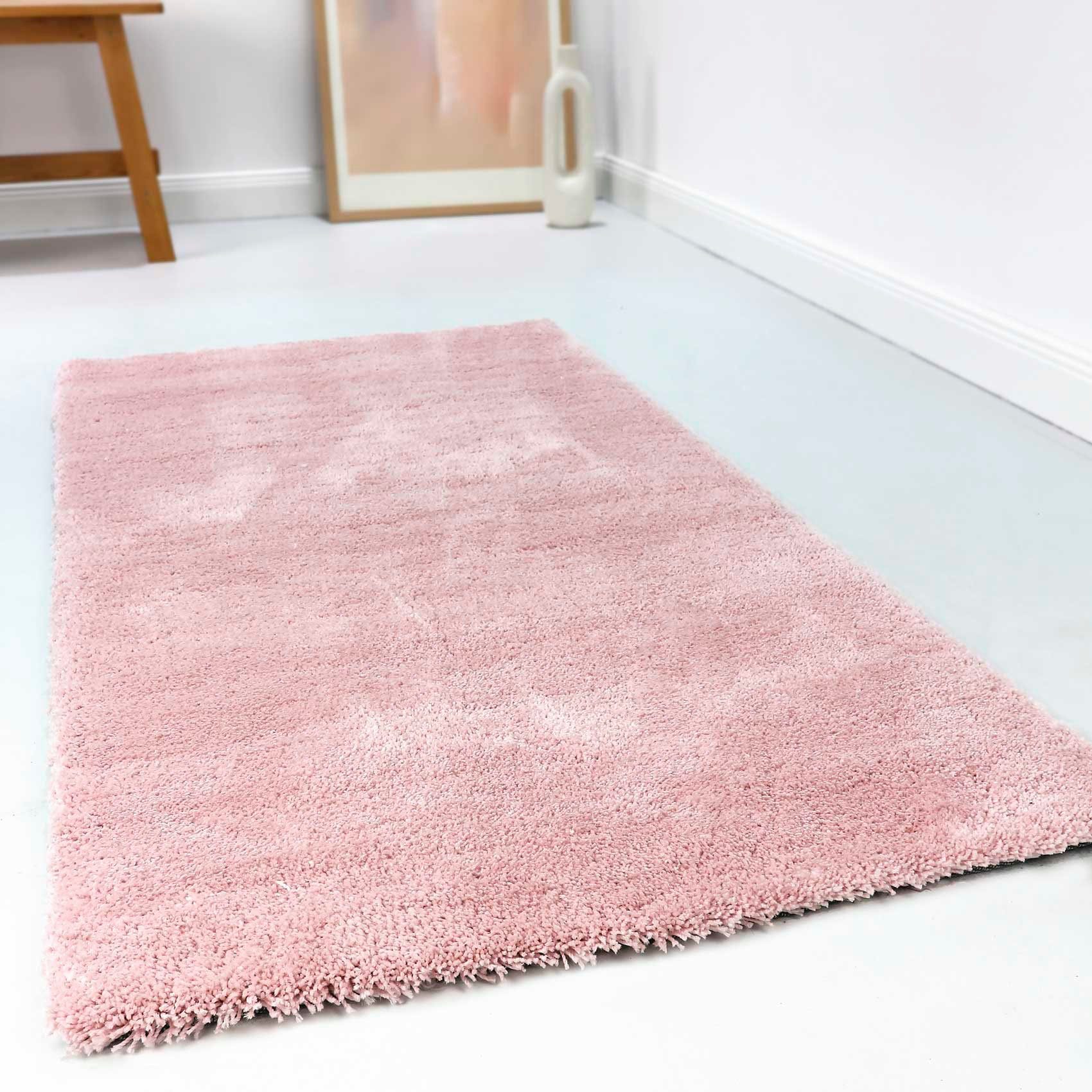 25 große Relaxx, Wohnzimmer, Höhe: Esprit, weicher rosa Farbauswahl, mm, rechteckig, sehr Hochflor dichter Hochflor-Teppich