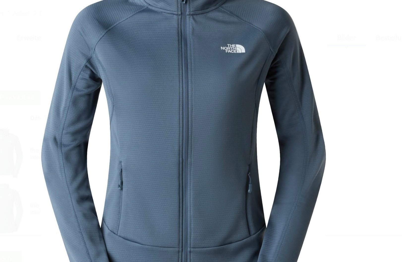 The North Face Anorak W MUTTSEE FLEECE JACKET GRANITE GREY