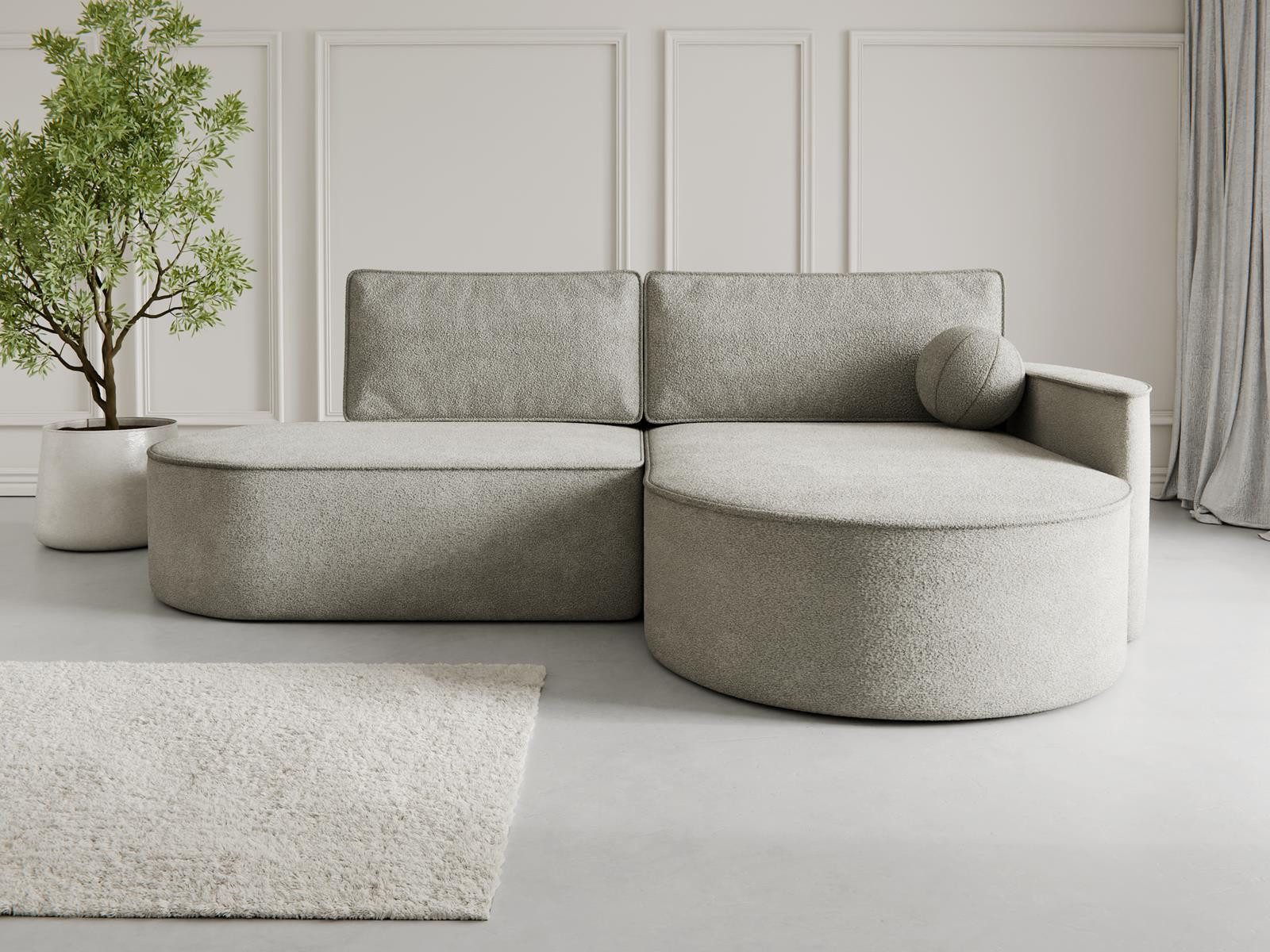 Compleo Ecksofa L MORENO, Designer Couch günstig online kaufen