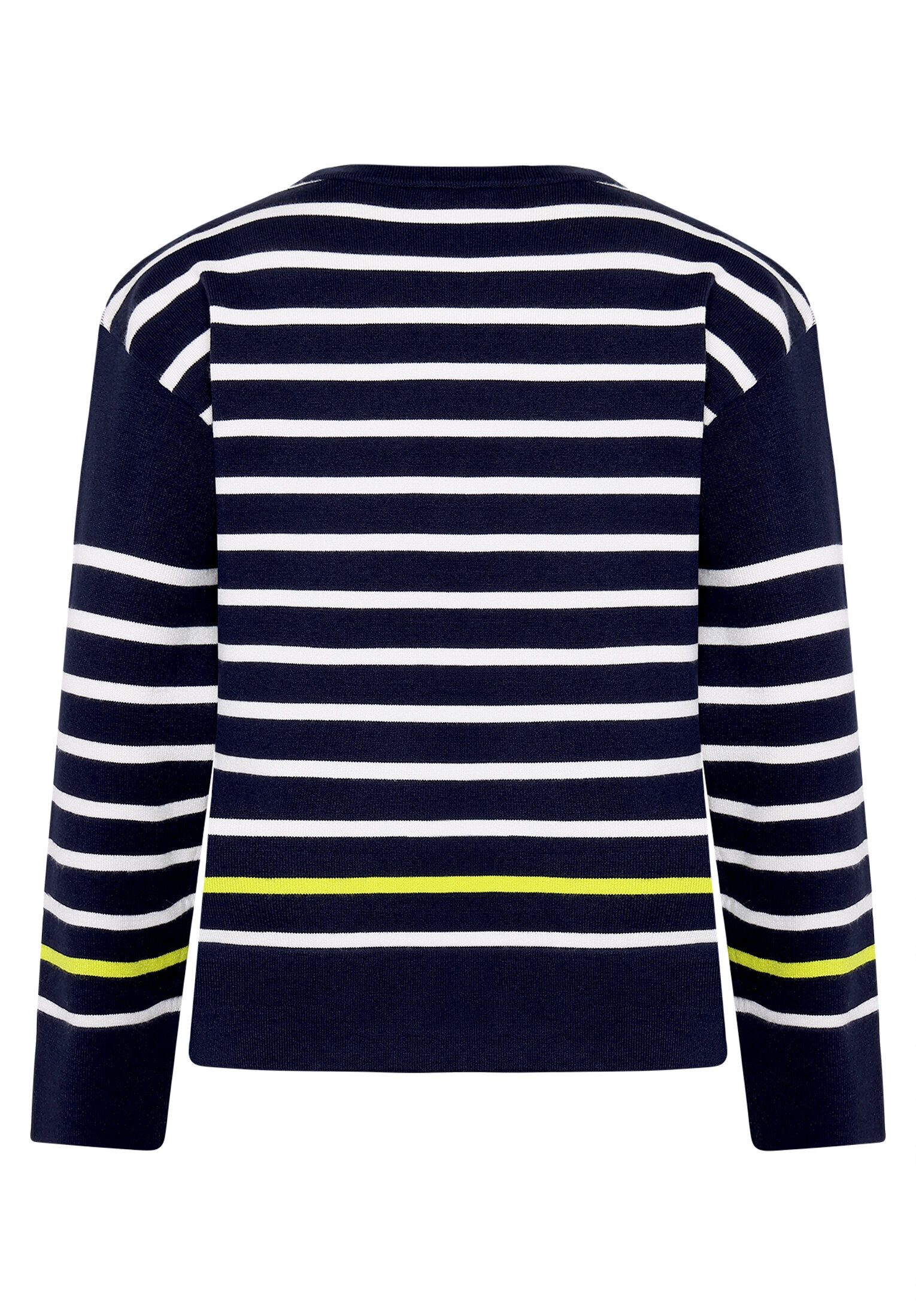 Cartoon Strickpullover Damen mit Rundhalsausschnitt (1-tlg)