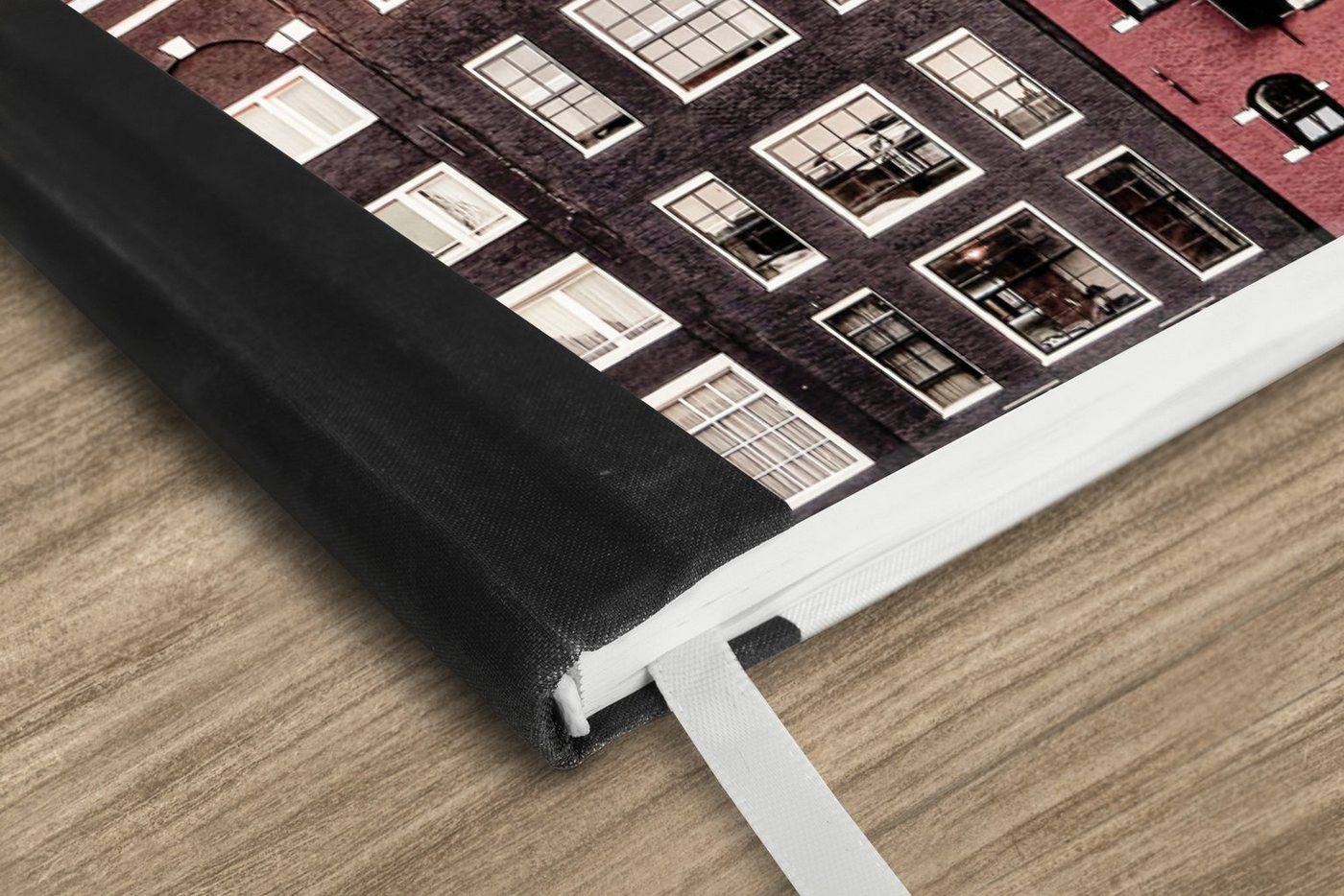 Thumbnail - MuchoWow Notizbuch Amsterdam - Architektur - Häuser - Straße, Journal, Merkzettel, Tagebuch, Notizheft, A5, 98 Seiten, H...