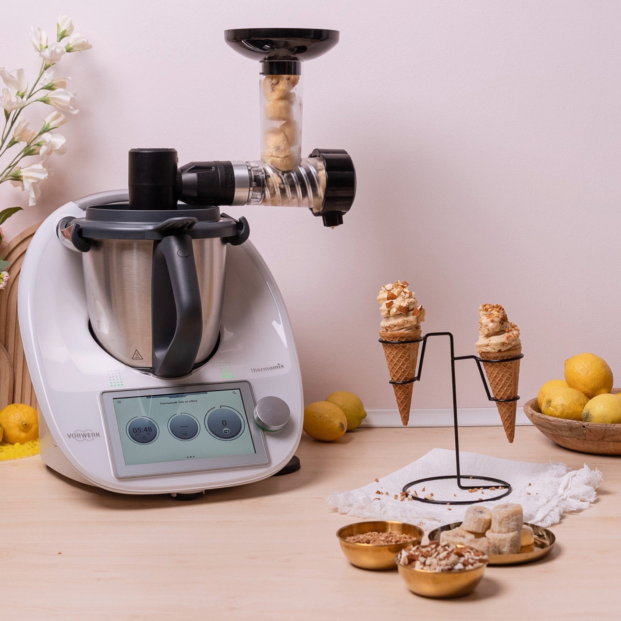 Wundermix Eisbereiteraufsatz, Zubehör für WunderCentix, Kitchen Aid