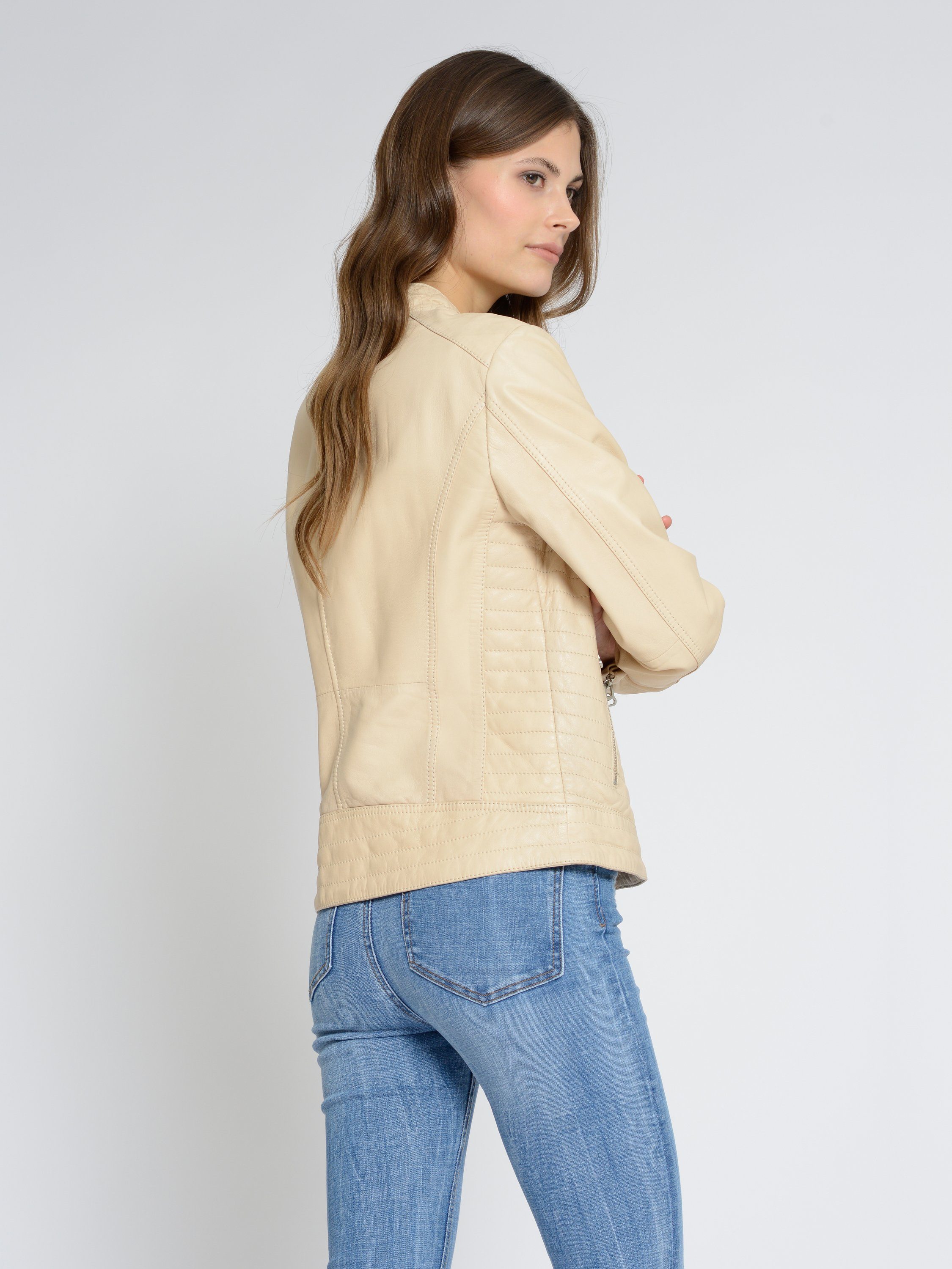 ivory Maze 42021225 Lederjacke