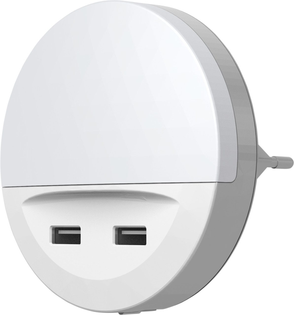 Ledvance Nachtlicht Ledvance LED Nachtlicht Lunetta USB weiß, Inkl. Leuchtmittel, Nicht dimmbar ohne Bewegungsmelder