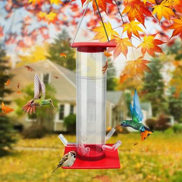 LifeImpree Futterhaus Kolibri-Futterstation, Vogelfutterspender für Vögel im Freien, Gartendekoration im Freien