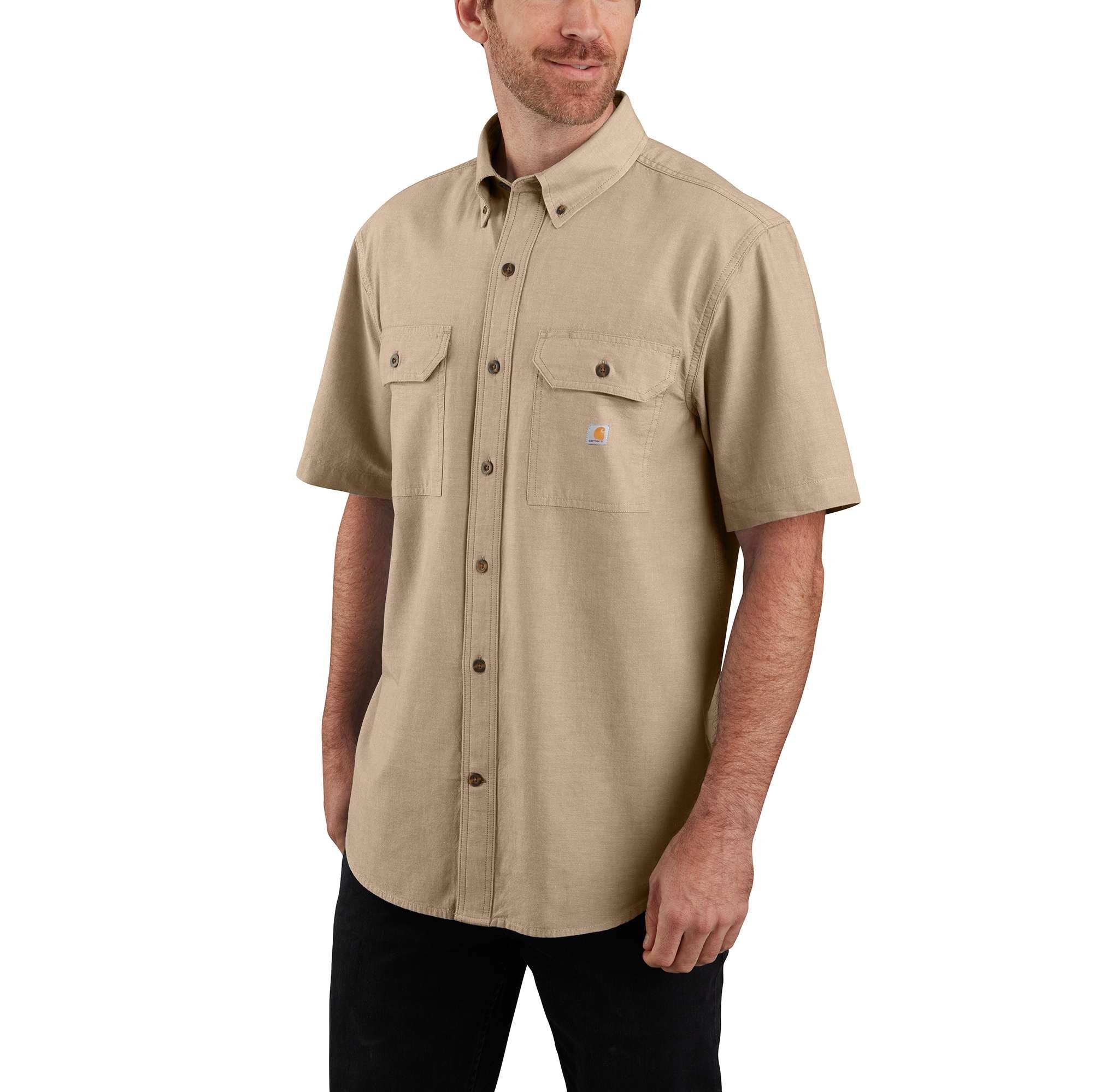 Carhartt Outdoorhemd Carhartt Herren Kurzarmhemd Loose Chambray günstig online kaufen