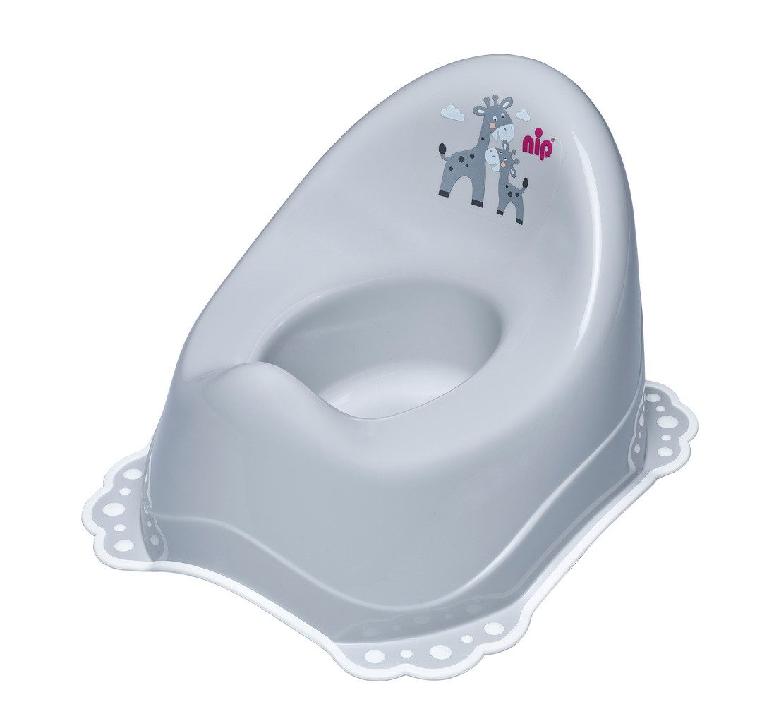 nip Töpfchen Anti-Slip Grau, Anti-Rutsch Babytöpfchen