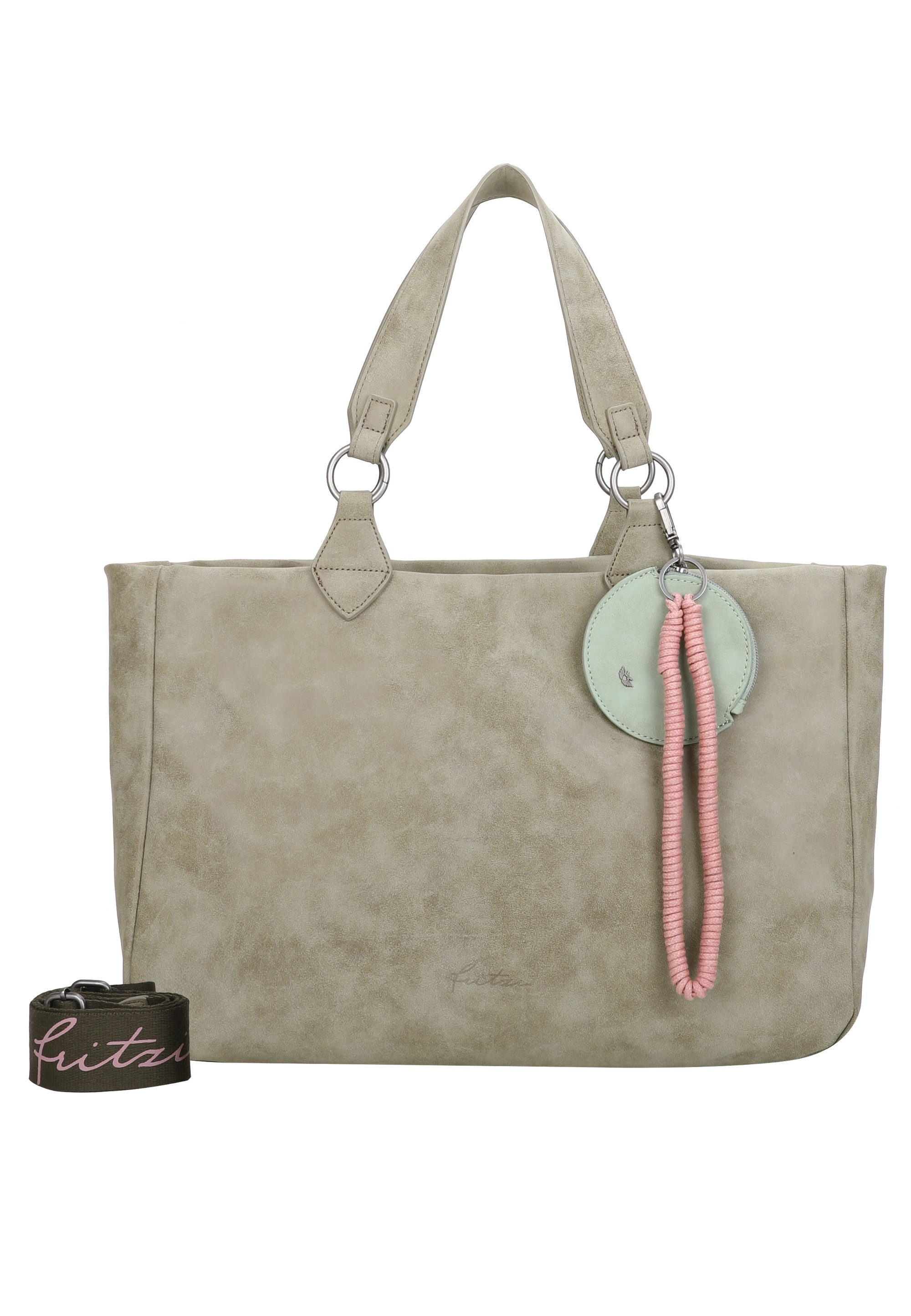 Fritzi aus Preußen Henkeltasche Izzy Vintage, mit Taschen-Anhänger und Schlüsselschlange