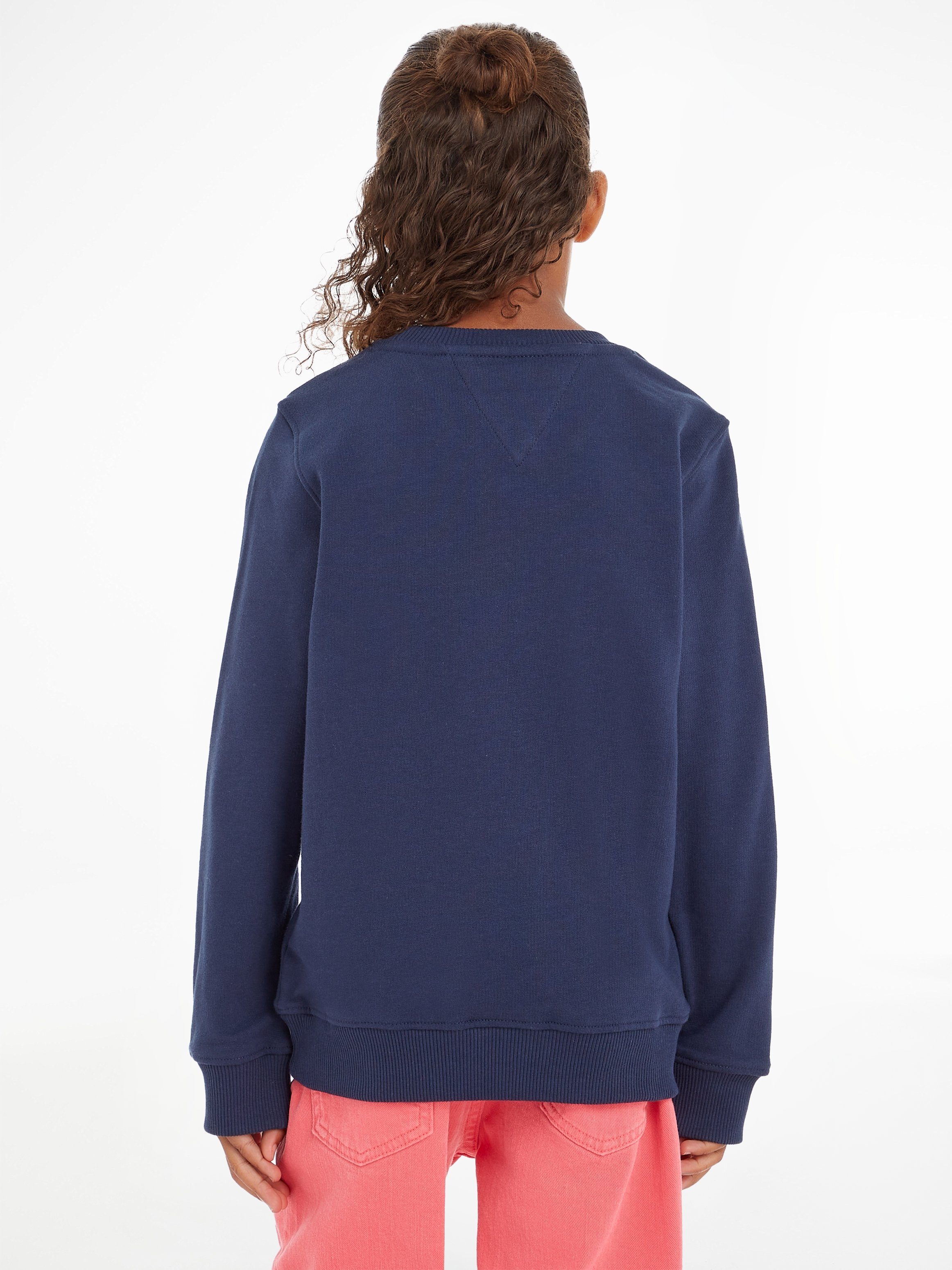 Logo-Schriftzug Twilight_Navy Hilfger Sweatshirt ESSENTIAL Tommy Hilfiger Tommy mit SWEATSHIRT