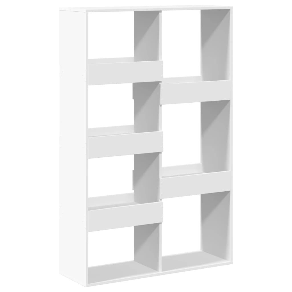 vidaXL Bücherregal Bücherregal Weiß 100x33x155,5 cm Holzwerkstoff, 1-tlg.