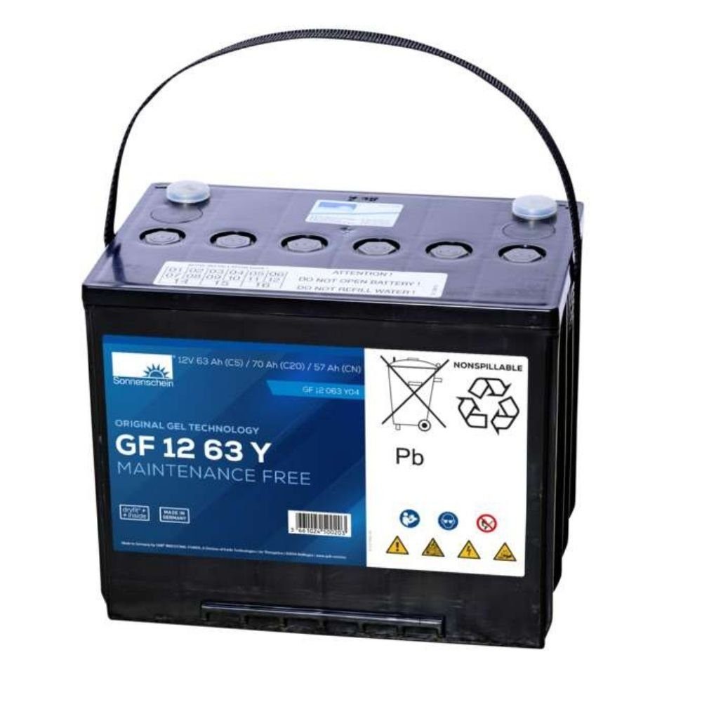 Sonnenschein Exide GNB Sonnenschein GF 12 063 Y O GEL 12V 63Ah Batterie Batterie, (12 V)
