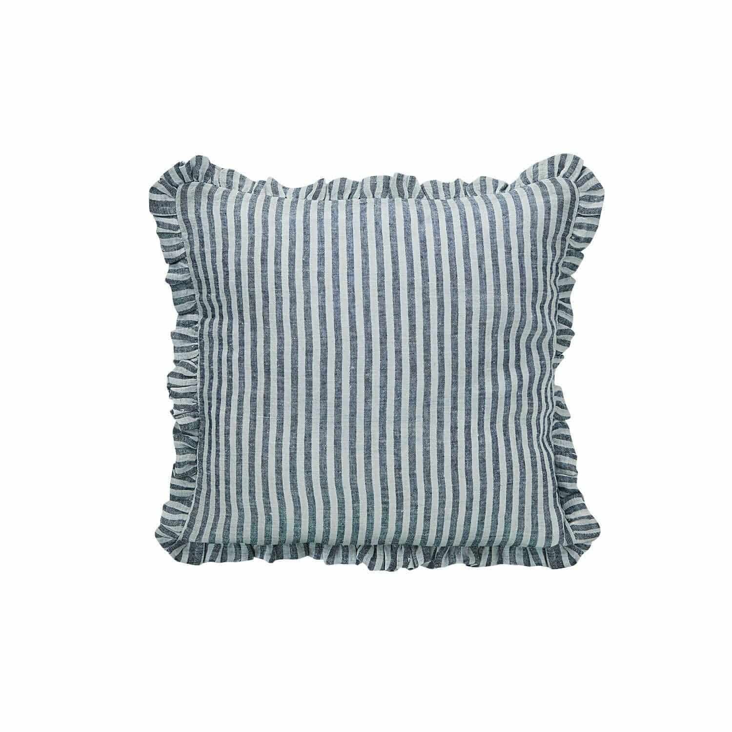 Mirabeau Kissenhülle Kissenhülle 2er Set Brenda blau/weiß