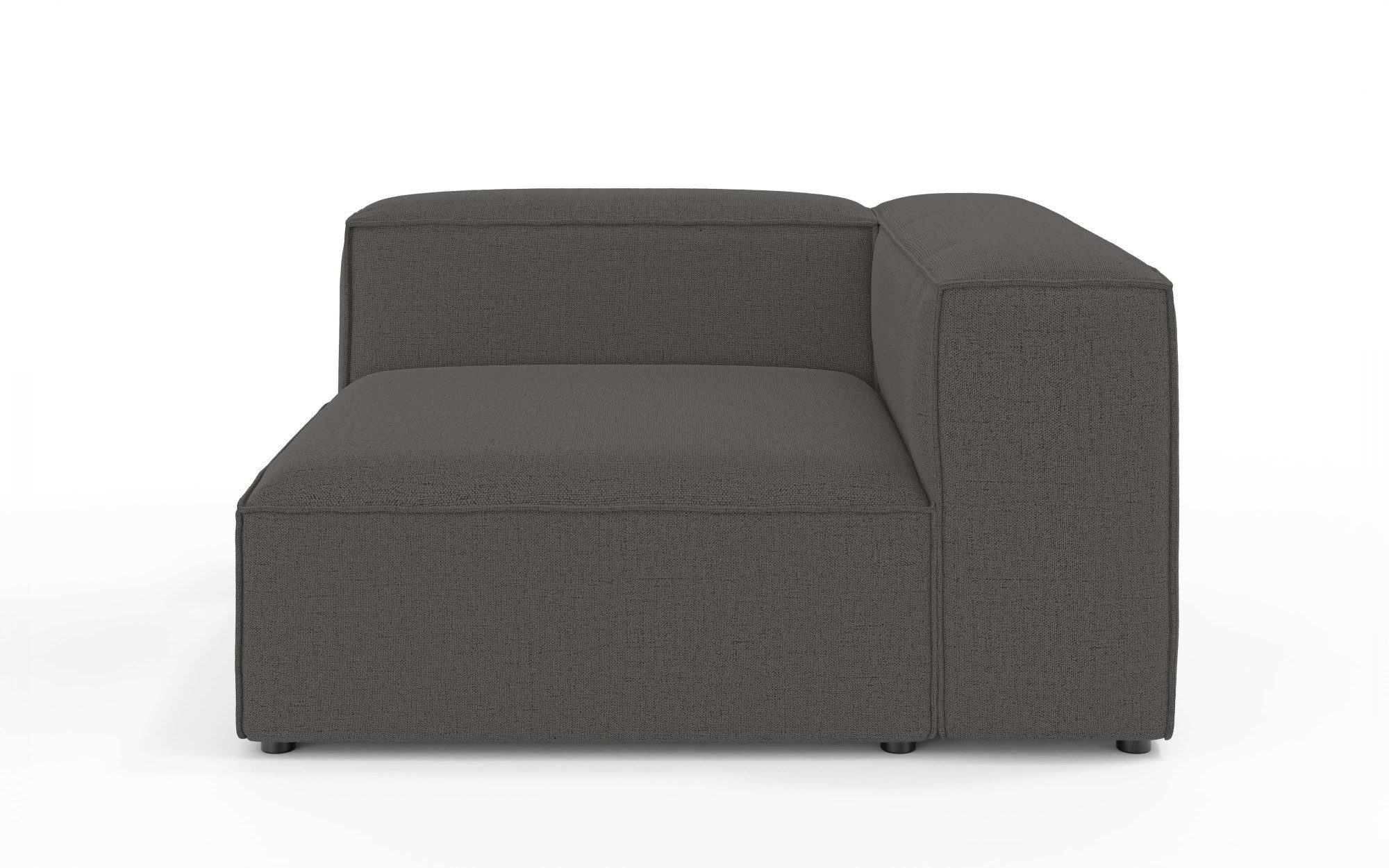 OTTO home Ottomane HAILY links/rechts bestellbar, Loungemöbel, Maße B/T/H: 130/130/72 cm, als Modul oder separat verwendbar, für individuelle Zusammenstellung