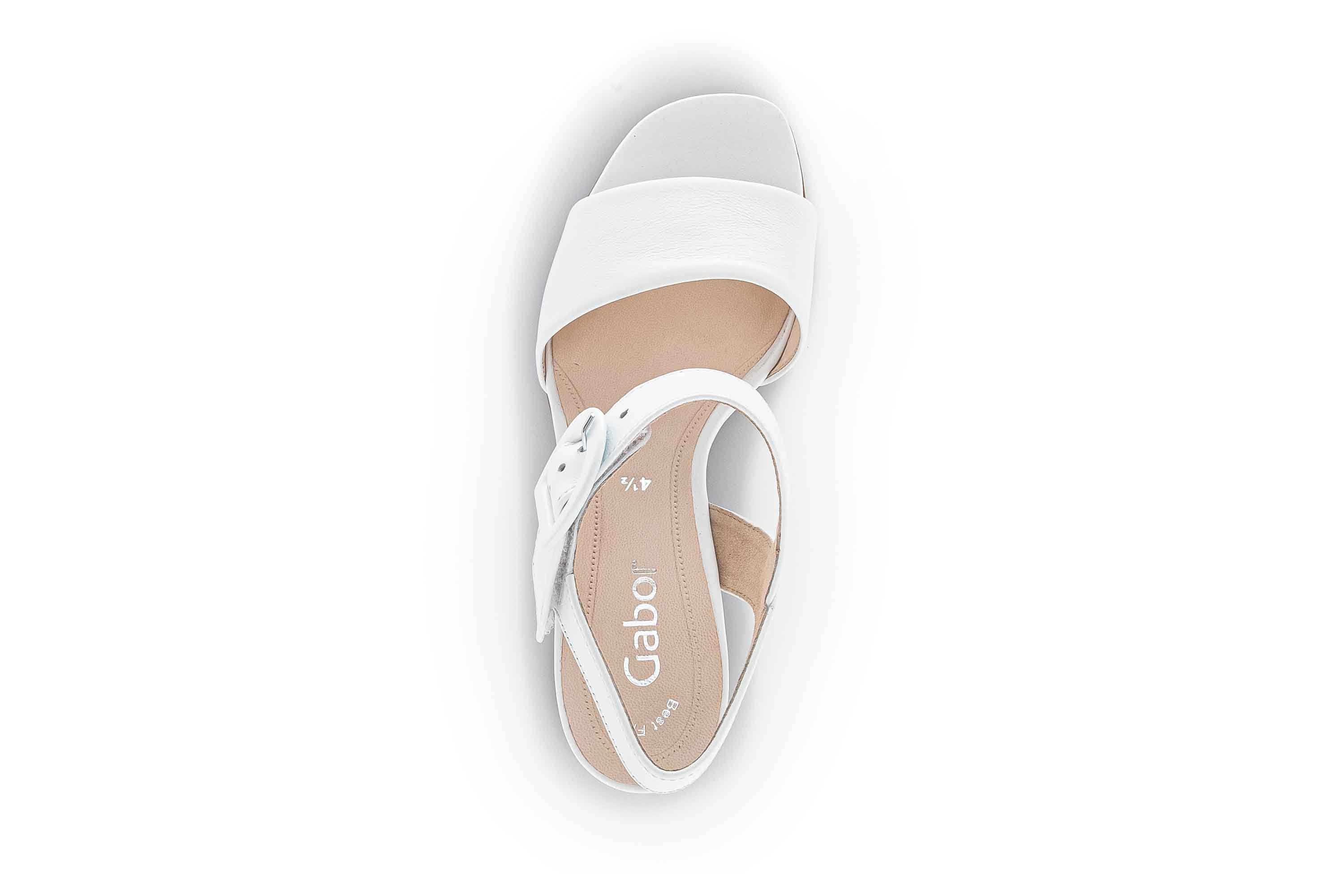 21.710.21 Sandalette weiss Gabor