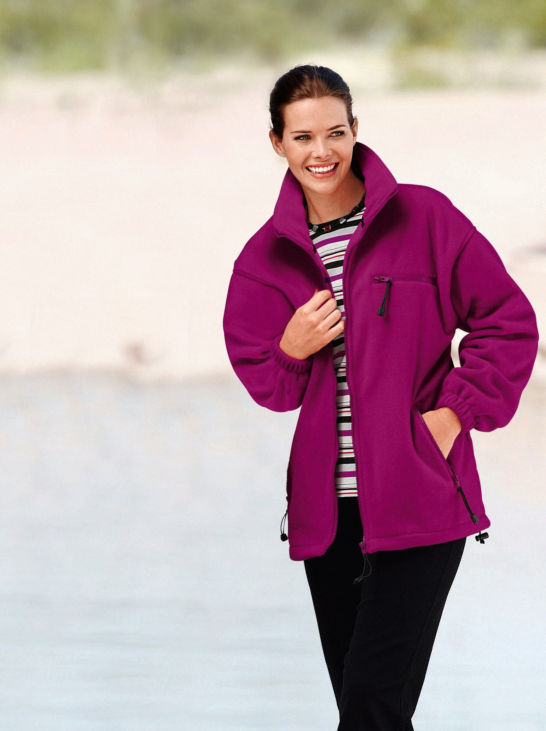 WEIDEN Fleecejacke WITT fuchsia