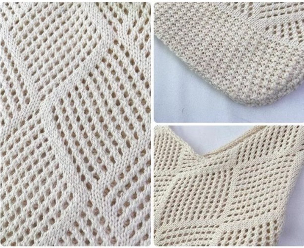 XDeer Strandtasche Strandtasche Damen Häkeltasche für den Sommer, Umhängetasche, Netz-Stricktasche für Reisen Einkaufen und Alltag