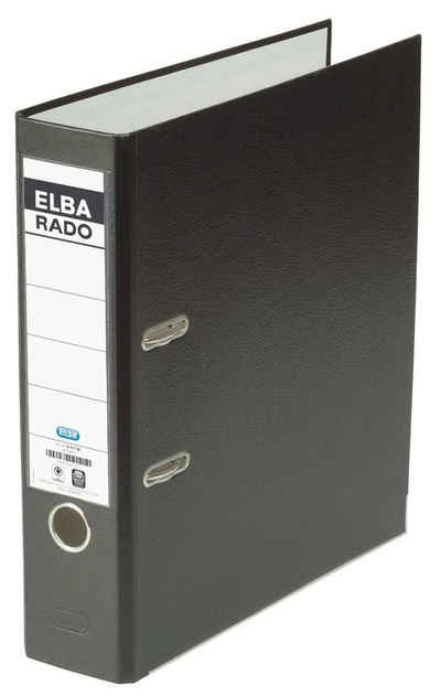 ELBA Aktenordner ELBA Ordner rado brillant, Rückenbreite: 80 mm, schwarz
