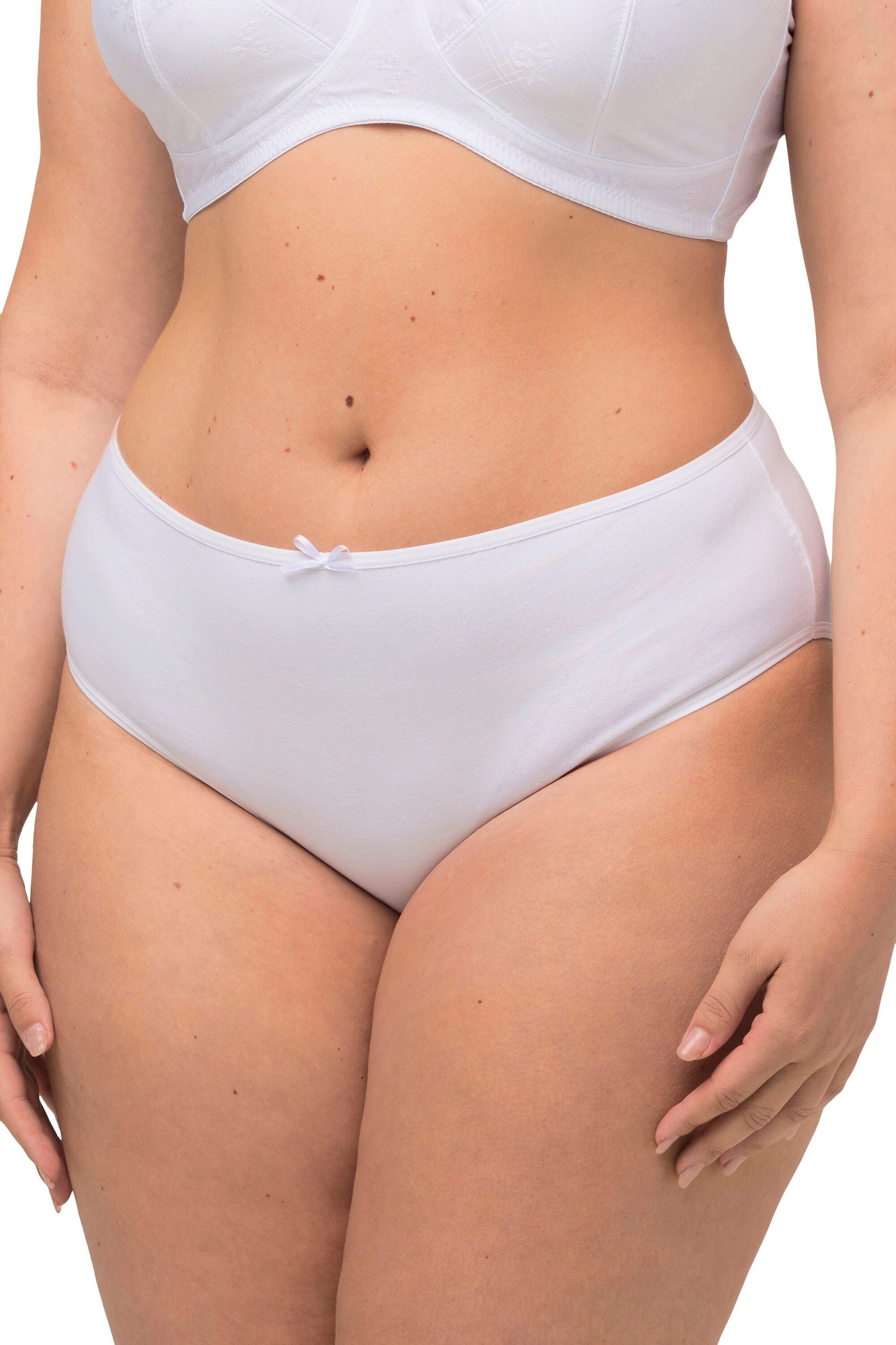Ulla Popken Slip Midi-Slips 5er-Pack elastische Qualität (5-St)