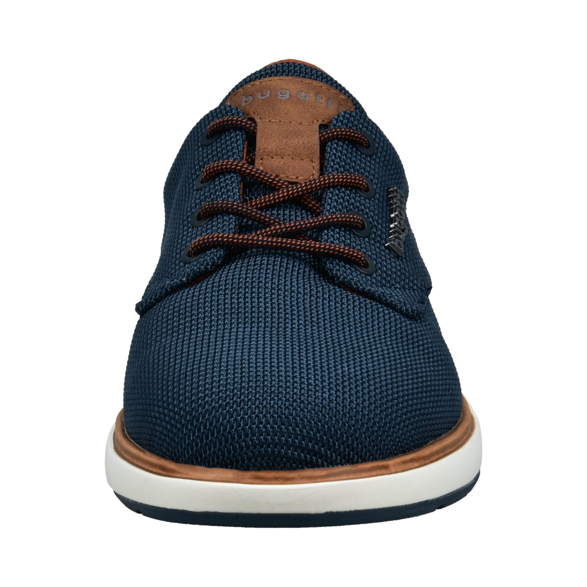 bugatti Schnürschuh Schnürschuh, Halbschuh mit Kontrastbesatz an der Ferse