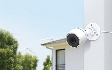 EZVIZ H3C 2MP WLAN Smart Home Kamera Sicherheitskamera Smart Home Kamera (1 Stück, KI-gestützte Personenformerkennung, Bewegungserkennung)